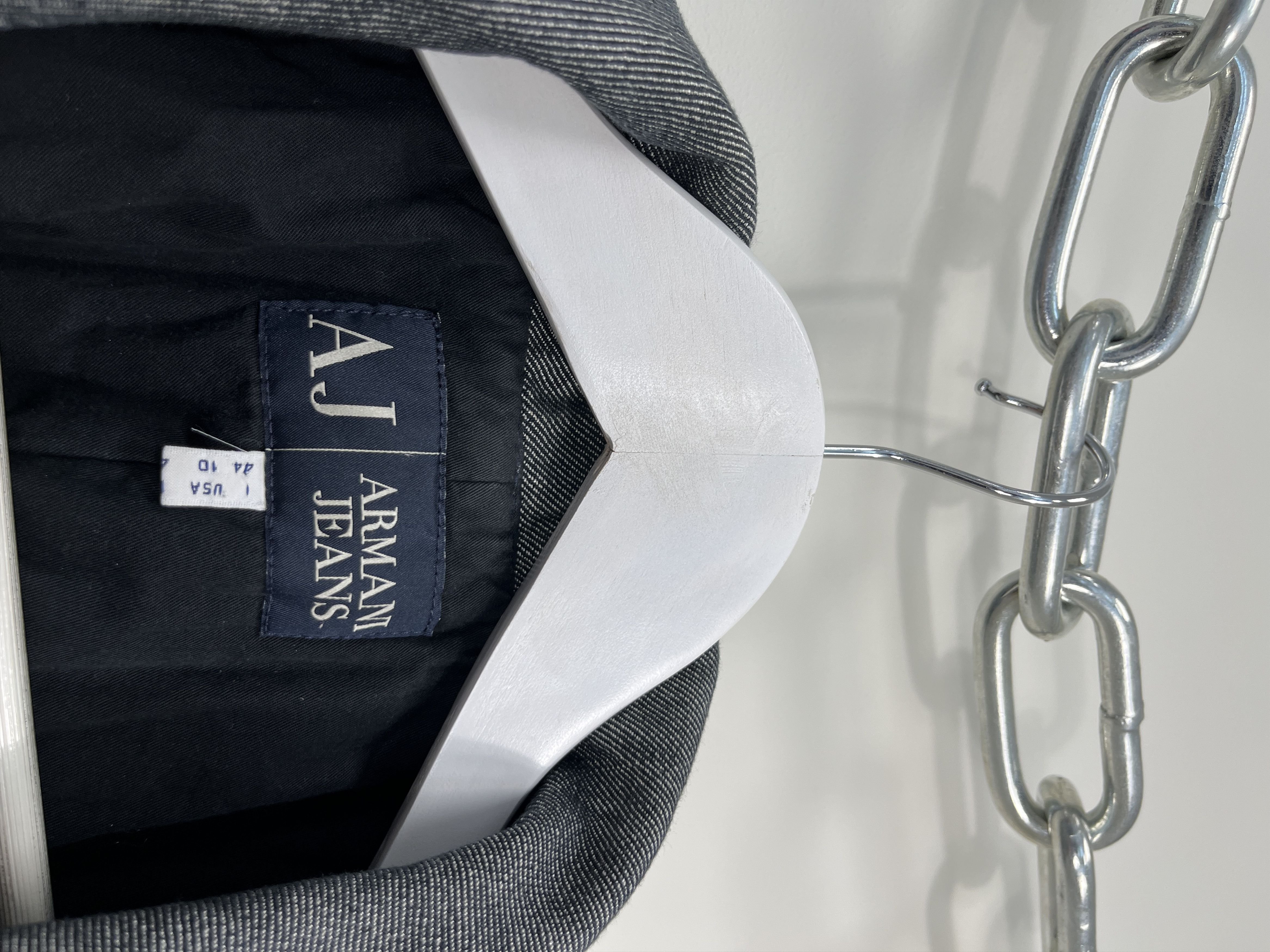 Armani Vintage Armani Jeans Avant Garde Archive Blazer Jacket Size L / US 10 / IT 46 - 5 Thumbnail