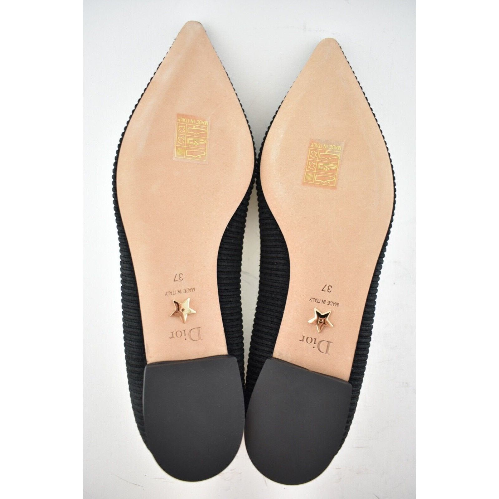 Dior J'adior Ribbon Embroidered Fabric Ballet Ballerina Flat 37 Size US 7 / IT 37 - 12 Thumbnail