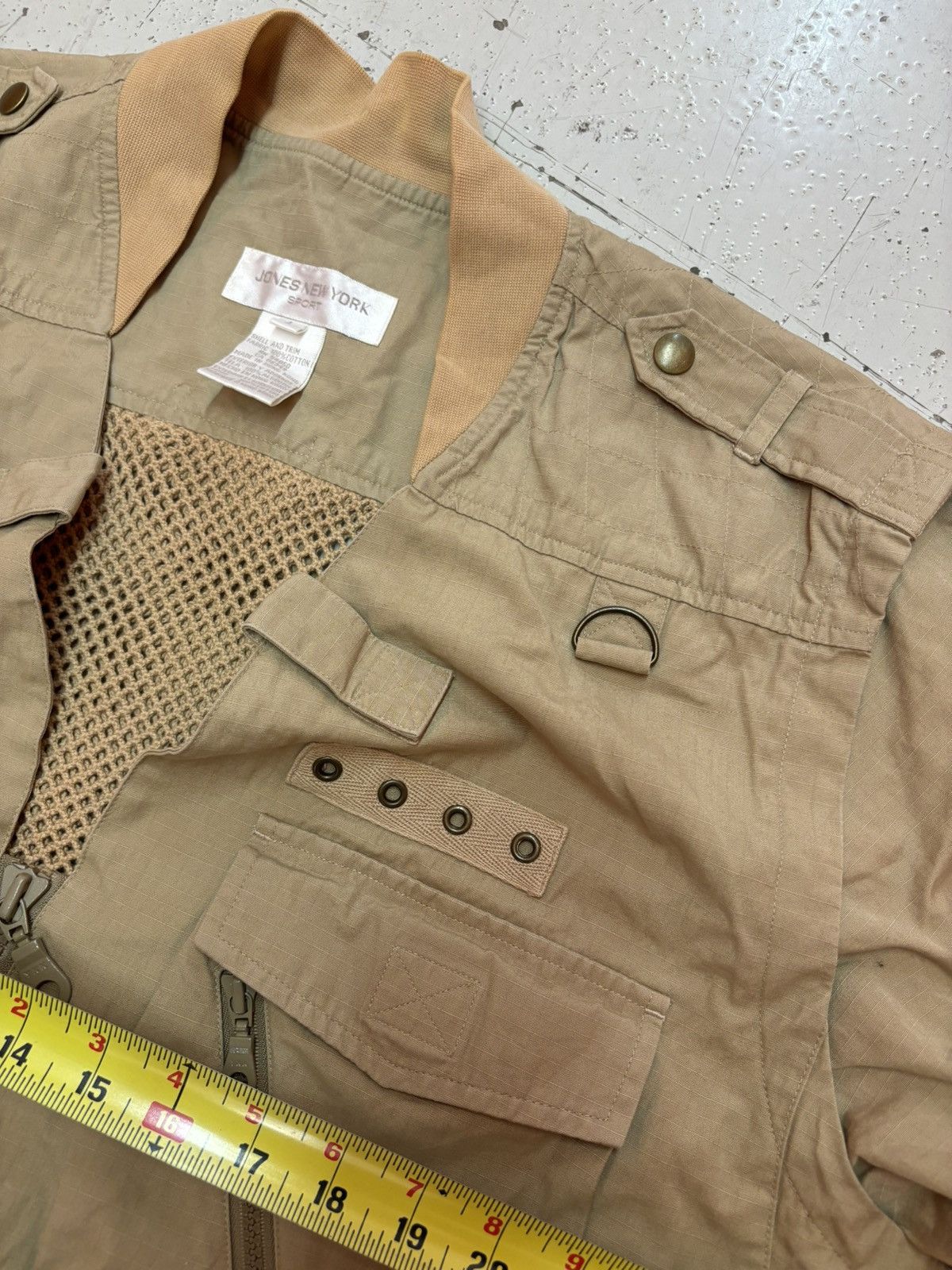 Jones New York × Vintage ***FINAL DROP***RARE 90s JONES NEW YORK SAFARI JACKET L Size US L / EU 52-54 / 3 - 4 Thumbnail
