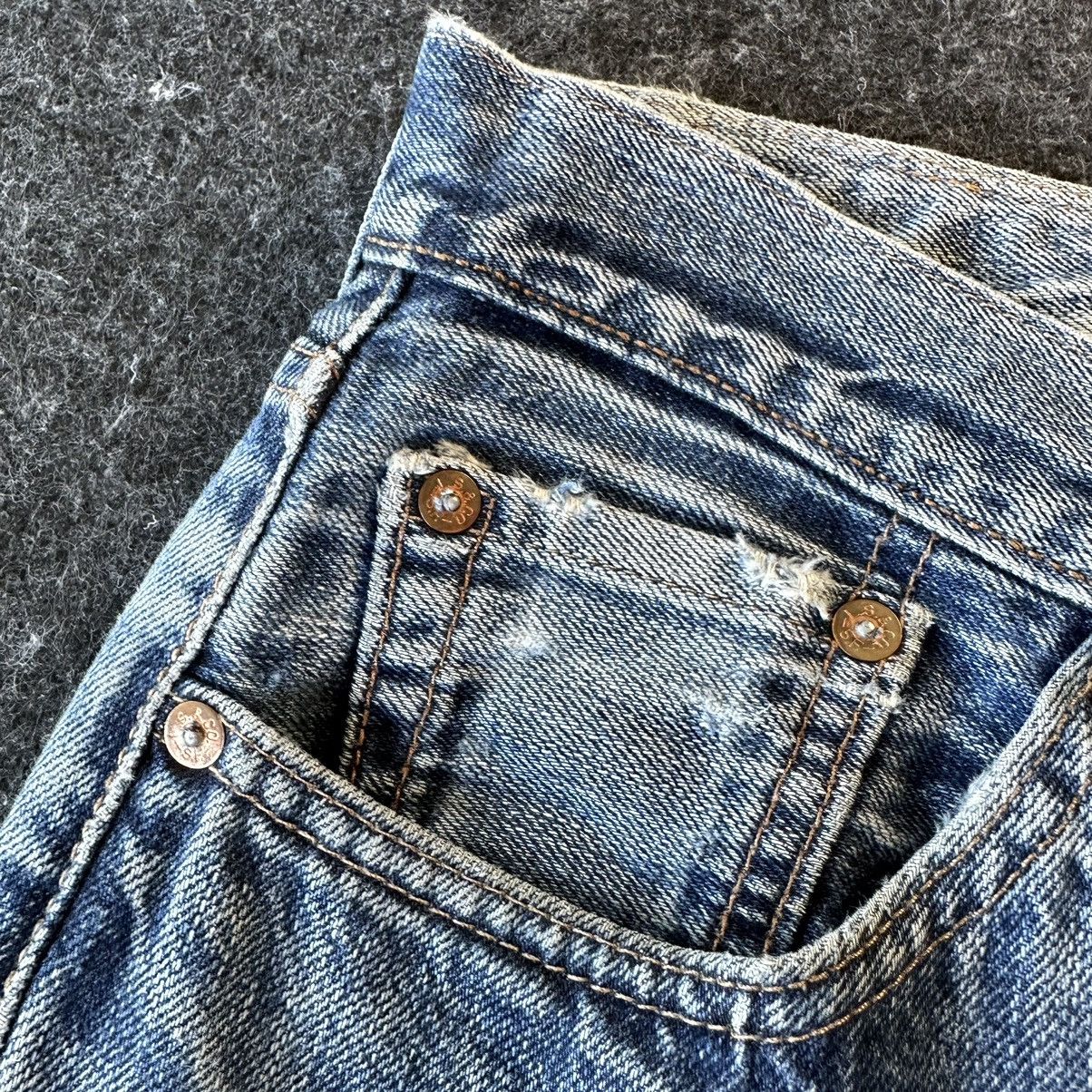 Levi's Vintage Levis 501 Distressed Blue Denim 28x32 D566 Size US 28 / EU 44 - 12 Thumbnail