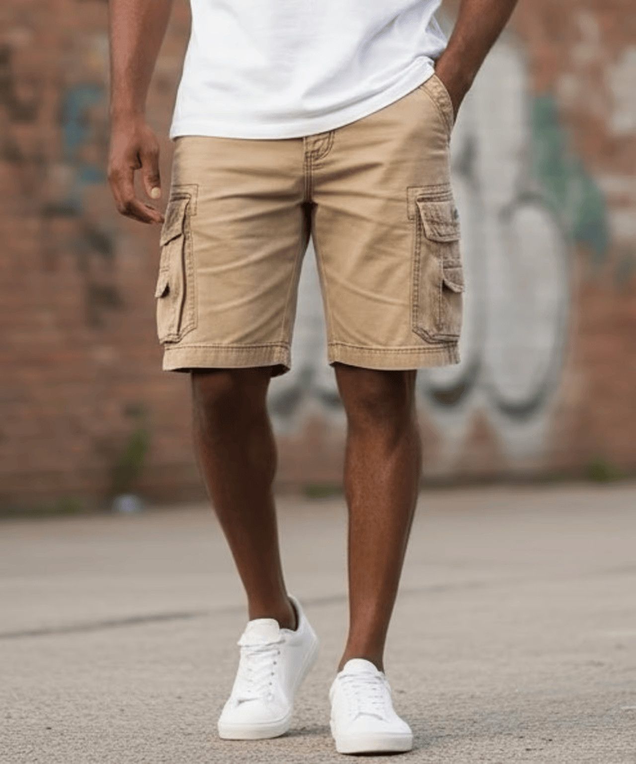 UNIONBAY UNIONBAY Tan Cargo Shorts Gorpcore Utility Wear Size US 34 / EU 50 - 1 Thumbnail