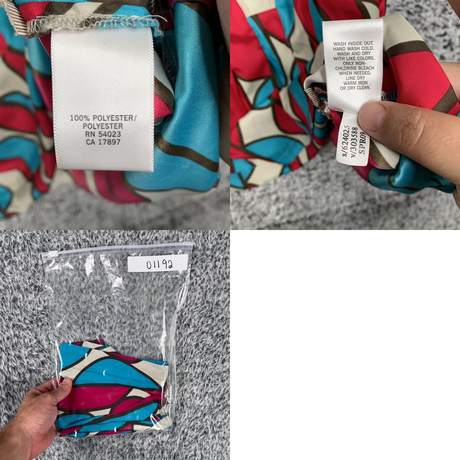 Banana Republic Banana Republic Tank Top Womens 6 Multicolor Geometric V-Neck Sleeveless Jersey 100% Polyester Slim Casual, Party/Cocktail Bohemian Style Shirt Girls? Size M / US 6-8 / IT 42-44 - 8 Thumbnail