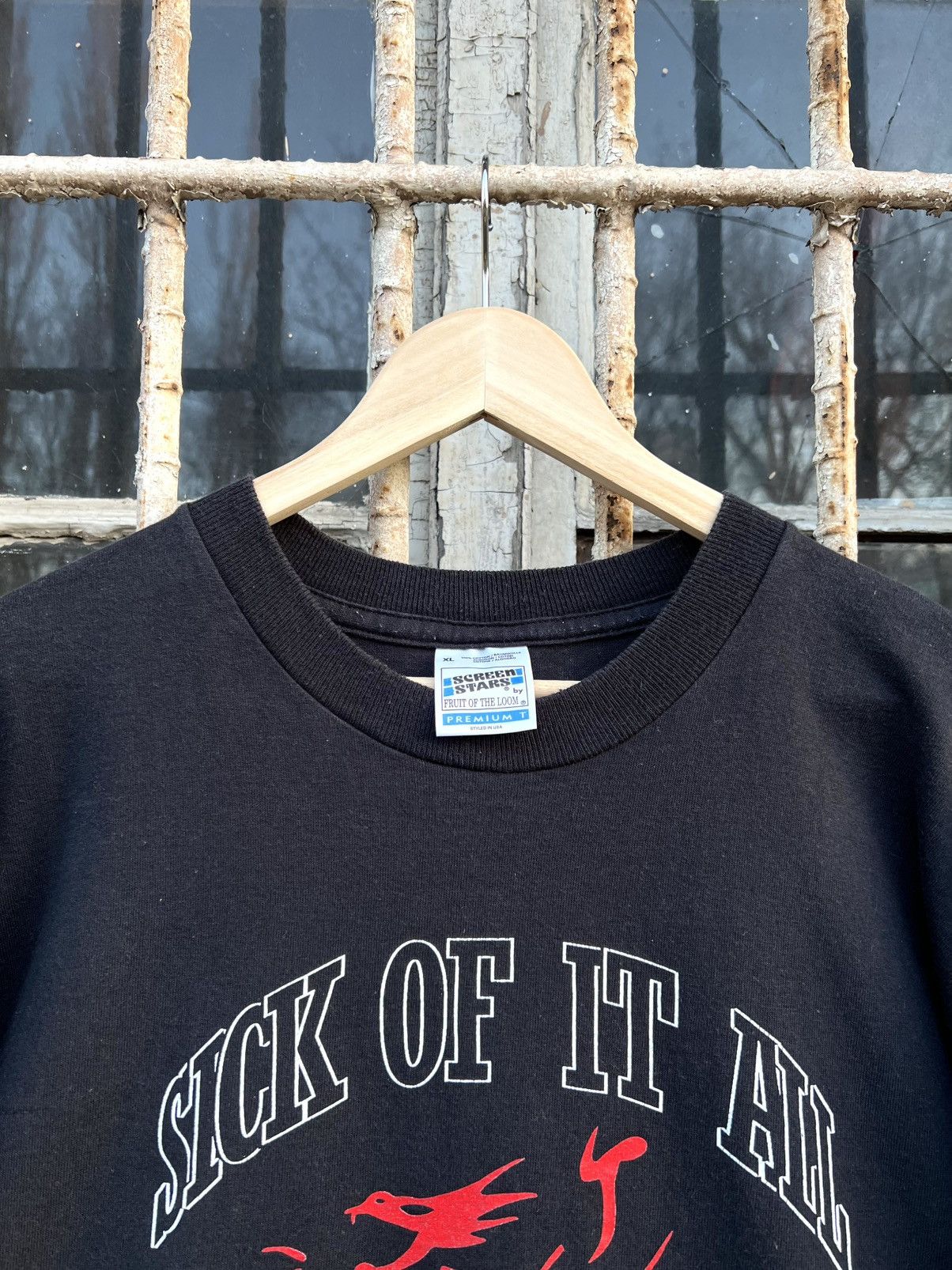 Band Tees VTG 90s Sick Of It All NYHC New York Hardcore Shirt Rare Tee Size US XL / EU 56 / 4 - 4 Thumbnail