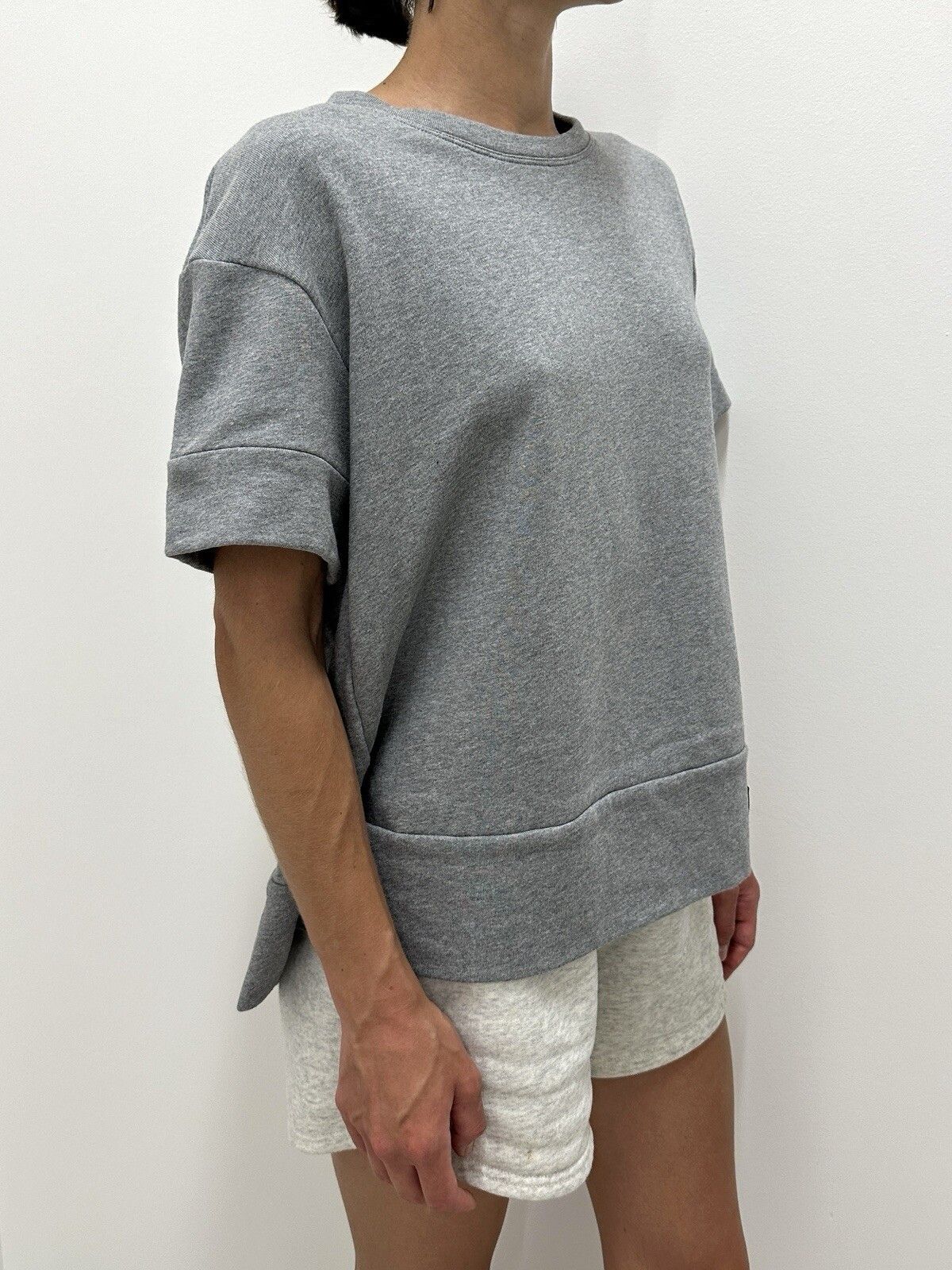 Other Numero 21 T-shirt Gray Cotton Top Open Back Size 44 Size M / US 6-8 / IT 42-44 - 6 Thumbnail