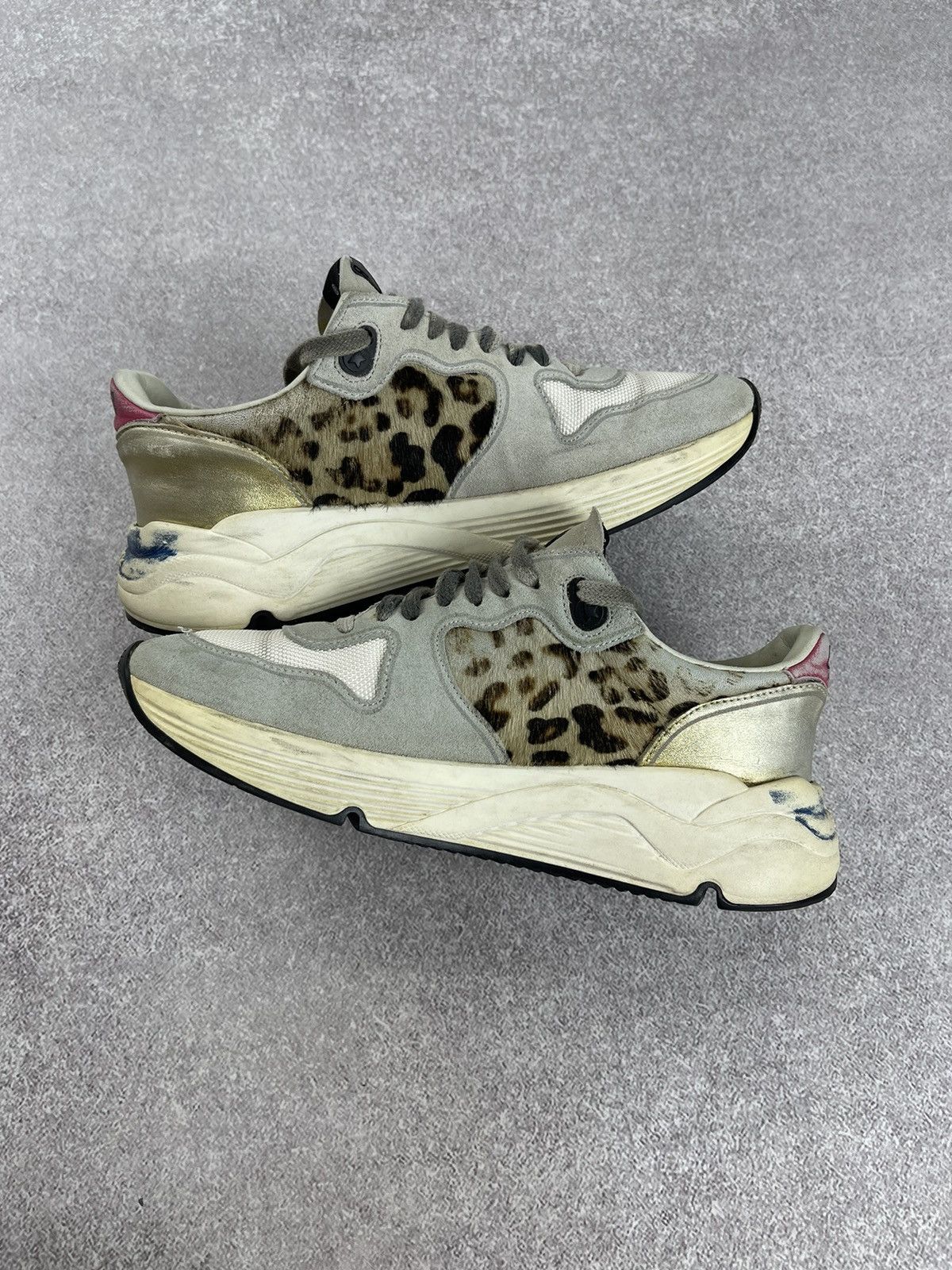 Golden Goose Golden Goose Leopard Print Running Sneakers Size 38 Size US 8 / IT 38 - 7 Thumbnail