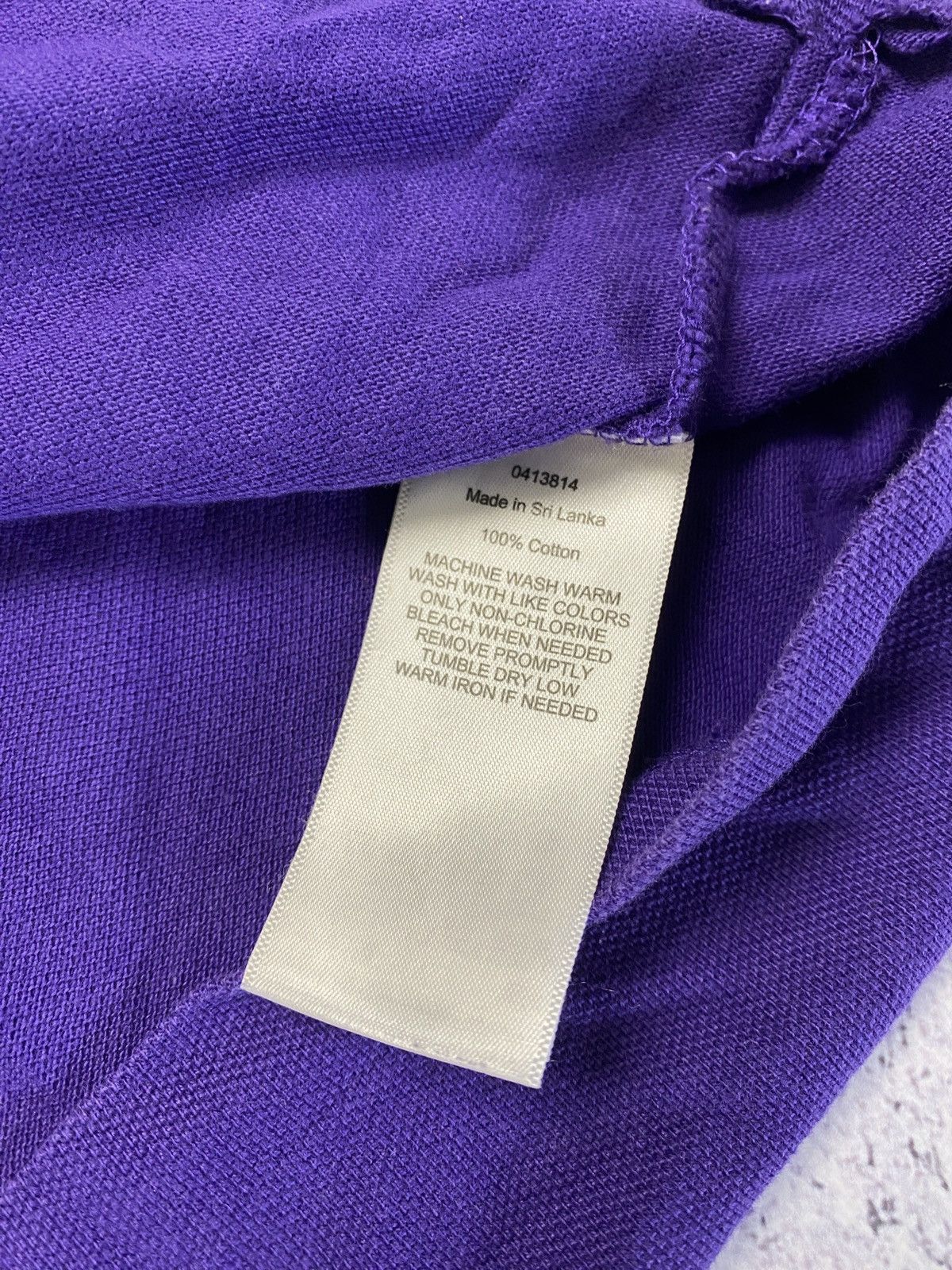 Polo Ralph Lauren Vintage Polo Ralph Lauren Big Pony #3 Rugby Shirt Purple Size US L / EU 52-54 / 3 - 9 Thumbnail