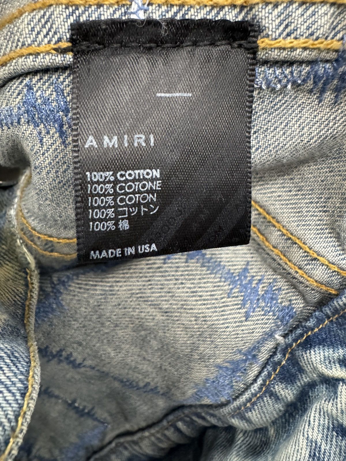 Amiri Amiri Blue Bandana Patch Denim Jacket And Pants Set Size US M / EU 48-50 / 2 - 3 Thumbnail