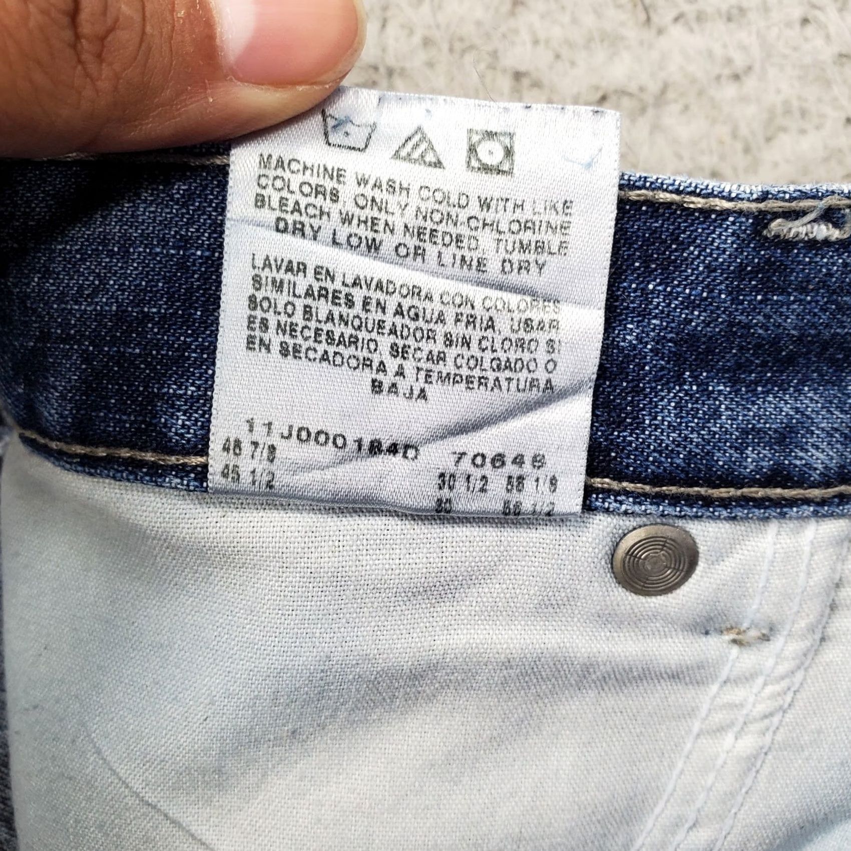 Wrangler Wrangler Mens Jeans Carpenter Denim 44 Blue Pockets Workwear 94LSWDV Size 44 Mens Size US 44 / EU 60 - 7 Thumbnail