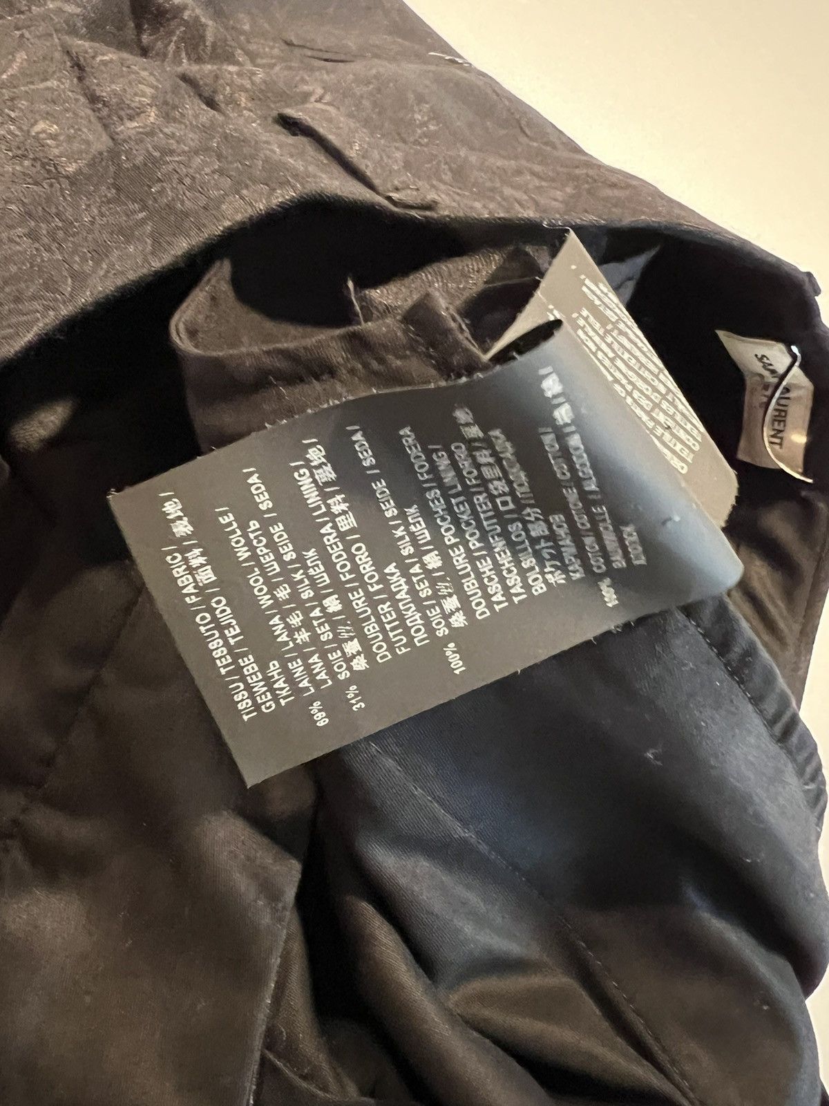 Saint Laurent Paris Saint Laurent tailored jacquard pants. 50/34 $1090 Size US 34 / EU 50 - 10 Thumbnail