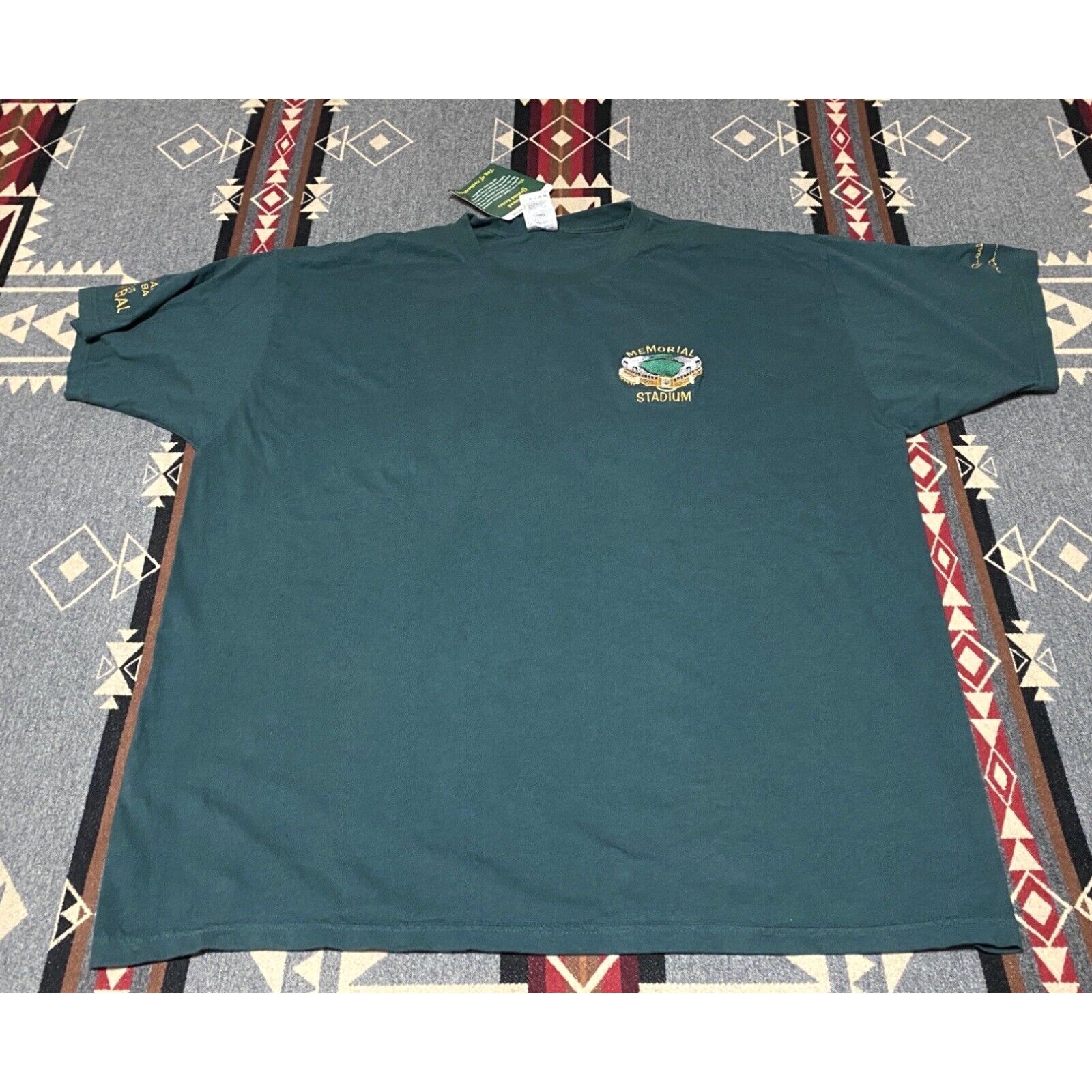 image of Fruit Of The Loom Hallowed Ground Series Memorial Stadium Green T Shirt Orioles 2Xl NWT T69 in Whit