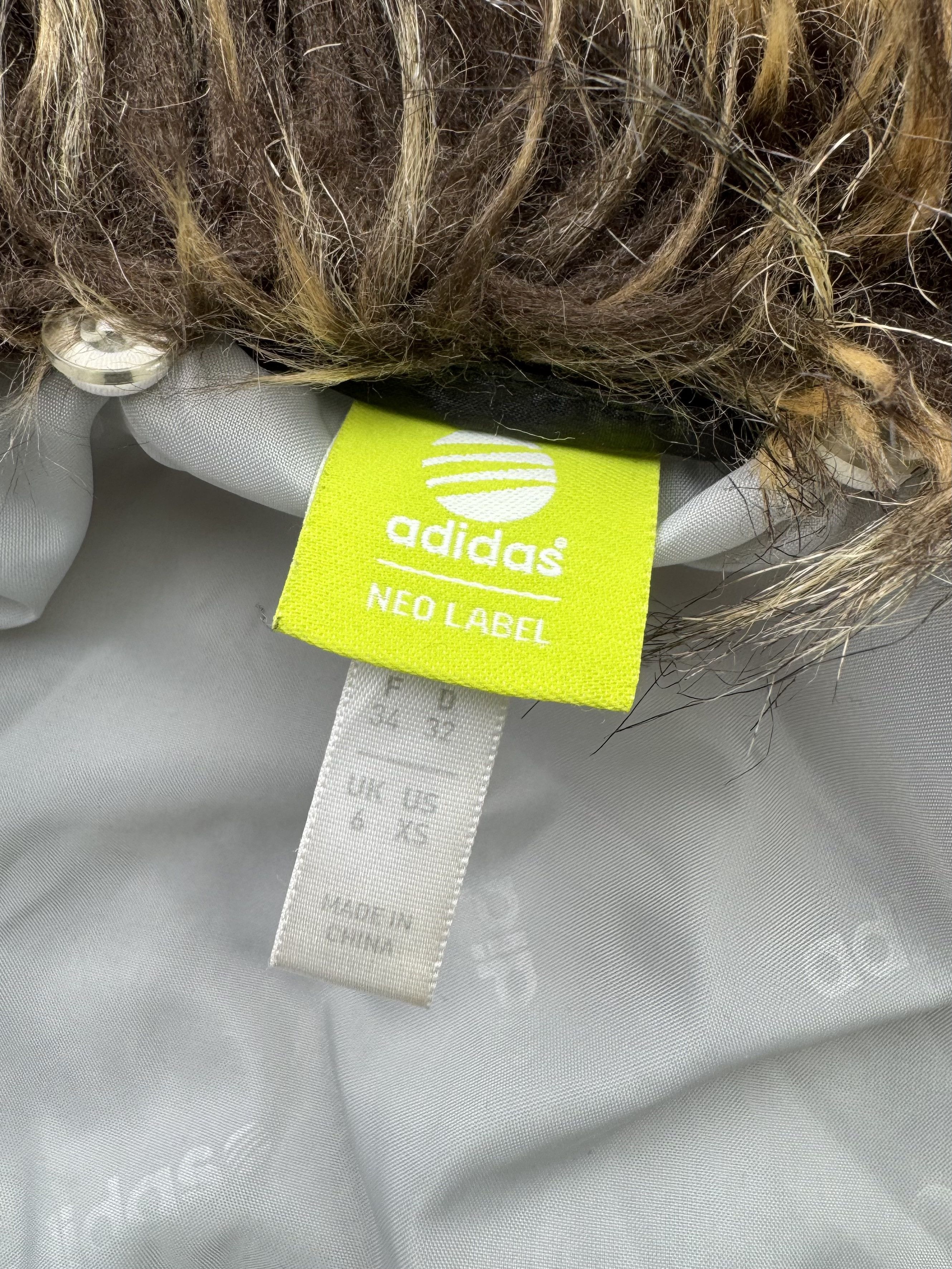 Adidas Adidas Neo Vintage Cropped Jacket With Faux Fur Neck (B203) Size XS / US 0-2 / IT 36-38 - 10 Thumbnail