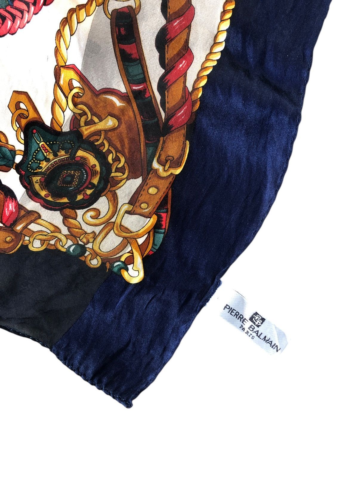 Pierre Balmain Vintage Pierre Balmain Paris Silk Scarf Size ONE SIZE - 5 Thumbnail