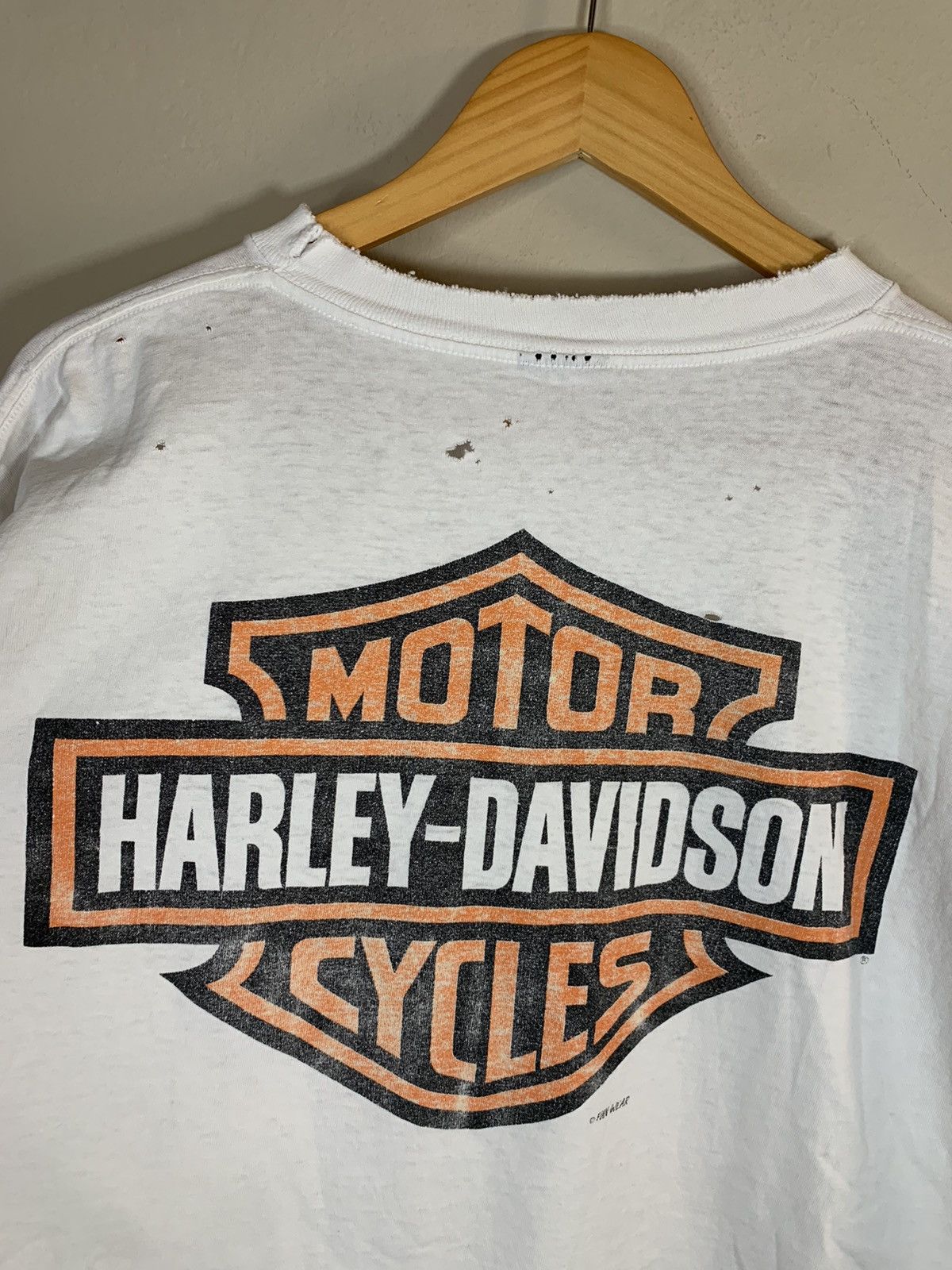 Harley Davidson × Vintage *RARE* Vintage 80s Harley Davidson Timeless Tradition Shirt Size US XL / EU 56 / 4 - 4 Thumbnail