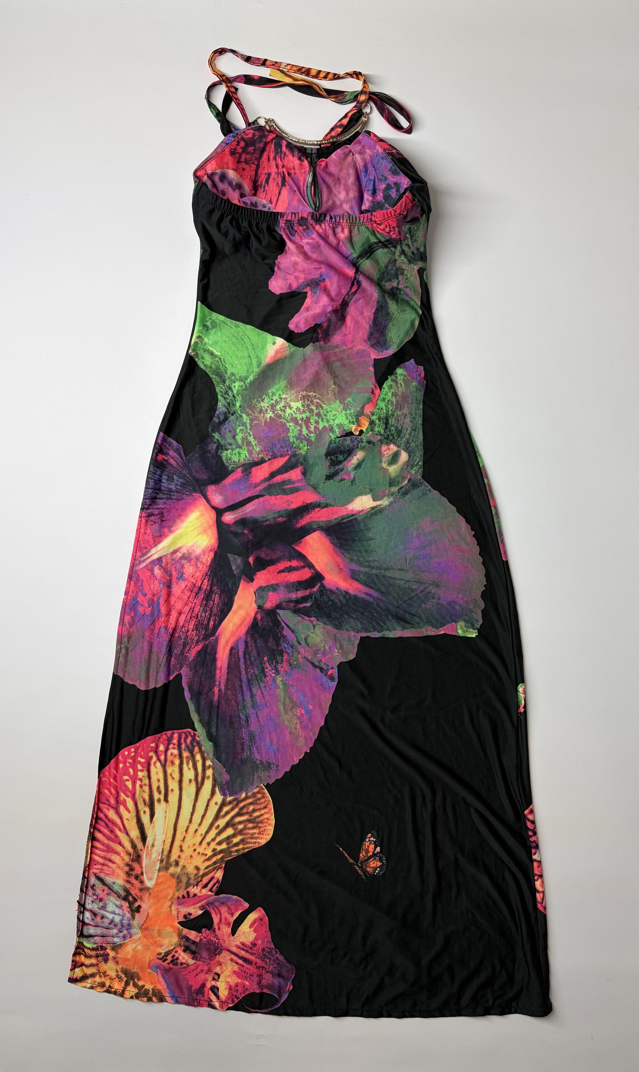 Vintage Vintage Printed Long Dress Size M / US 6-8 / IT 42-44 - 4 Thumbnail