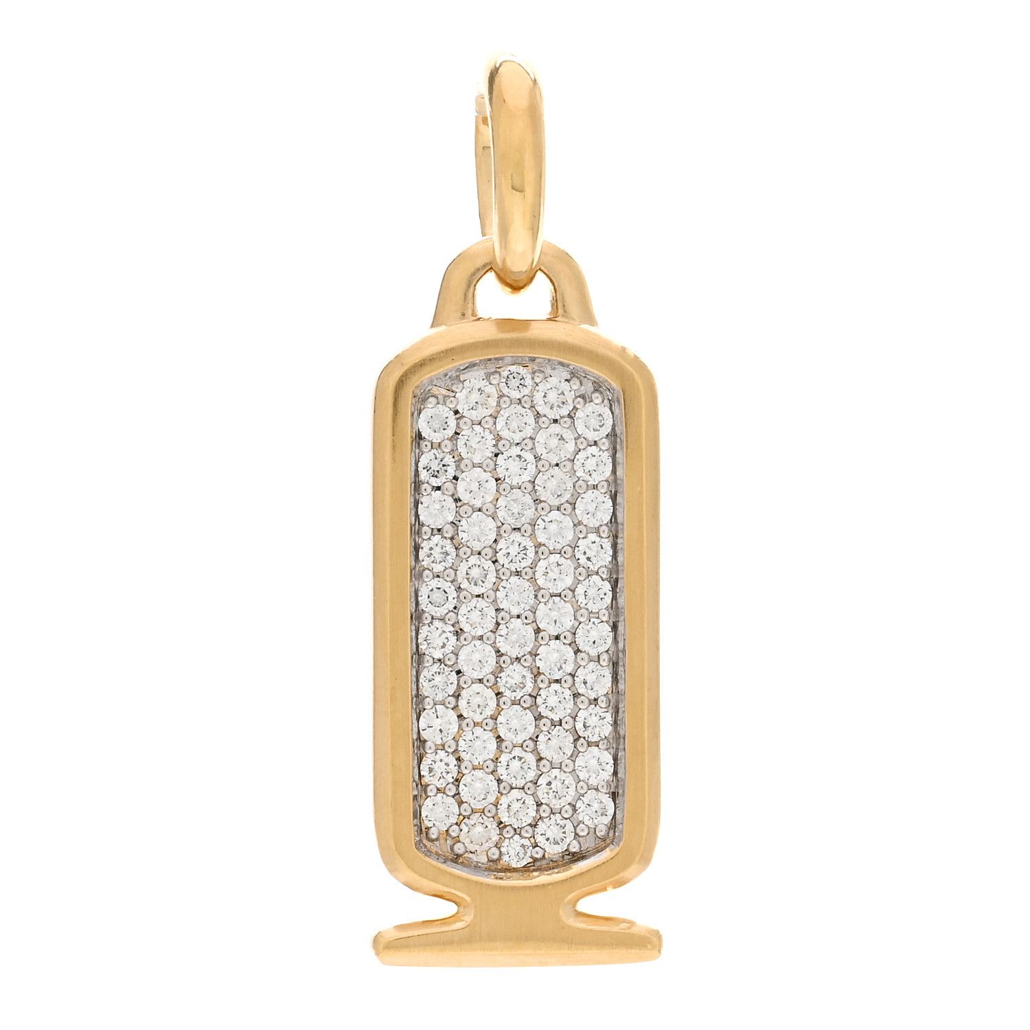 David Yurman oc11z0625 Size: OS / Cairo Amulet 18K Yellow Gold Diamonds Size ONE SIZE - 1 Thumbnail