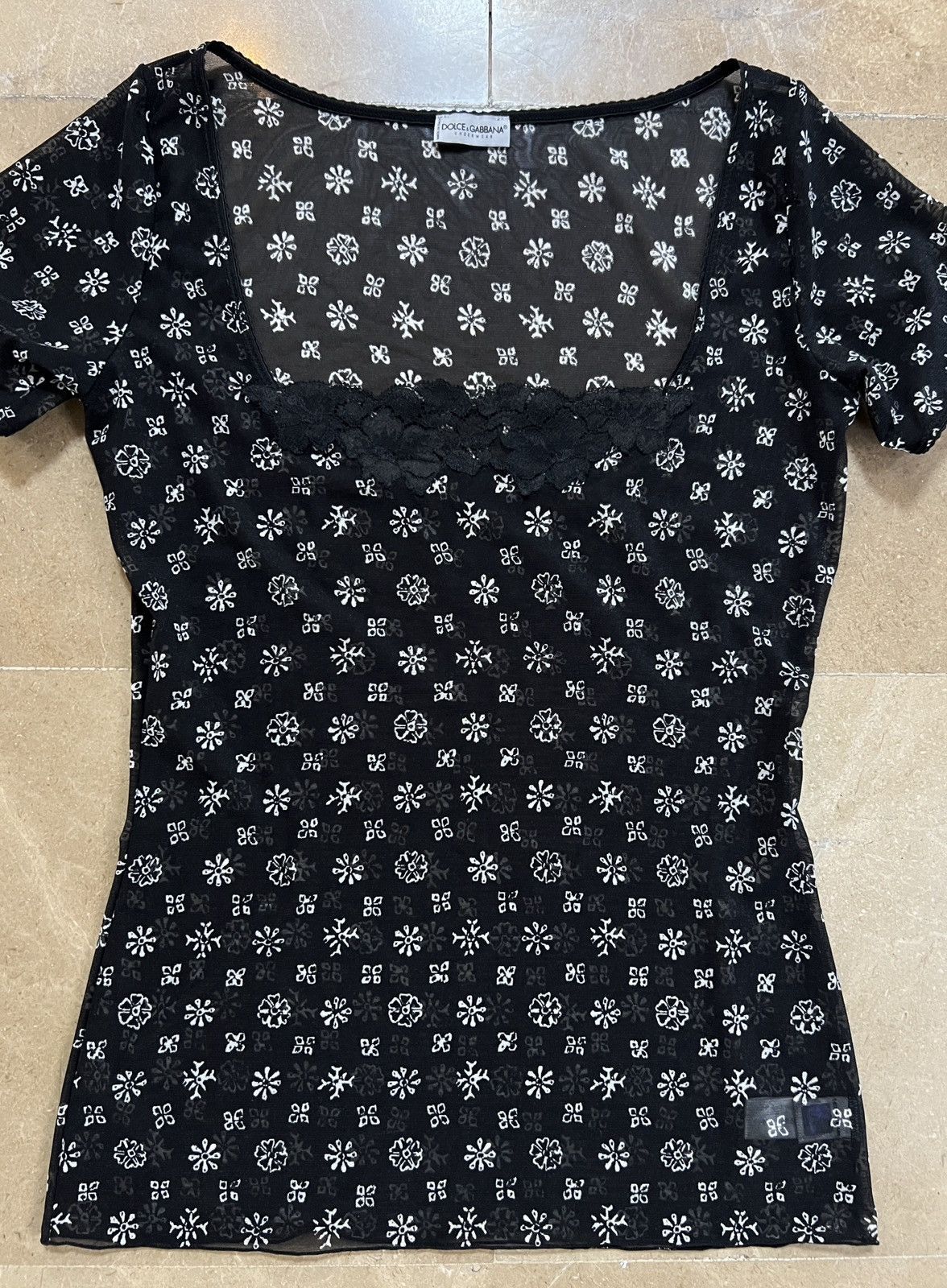 Dolce & Gabbana Dolce & Gabbana stretch net top Size S / US 4 / IT 40 - 10 Thumbnail