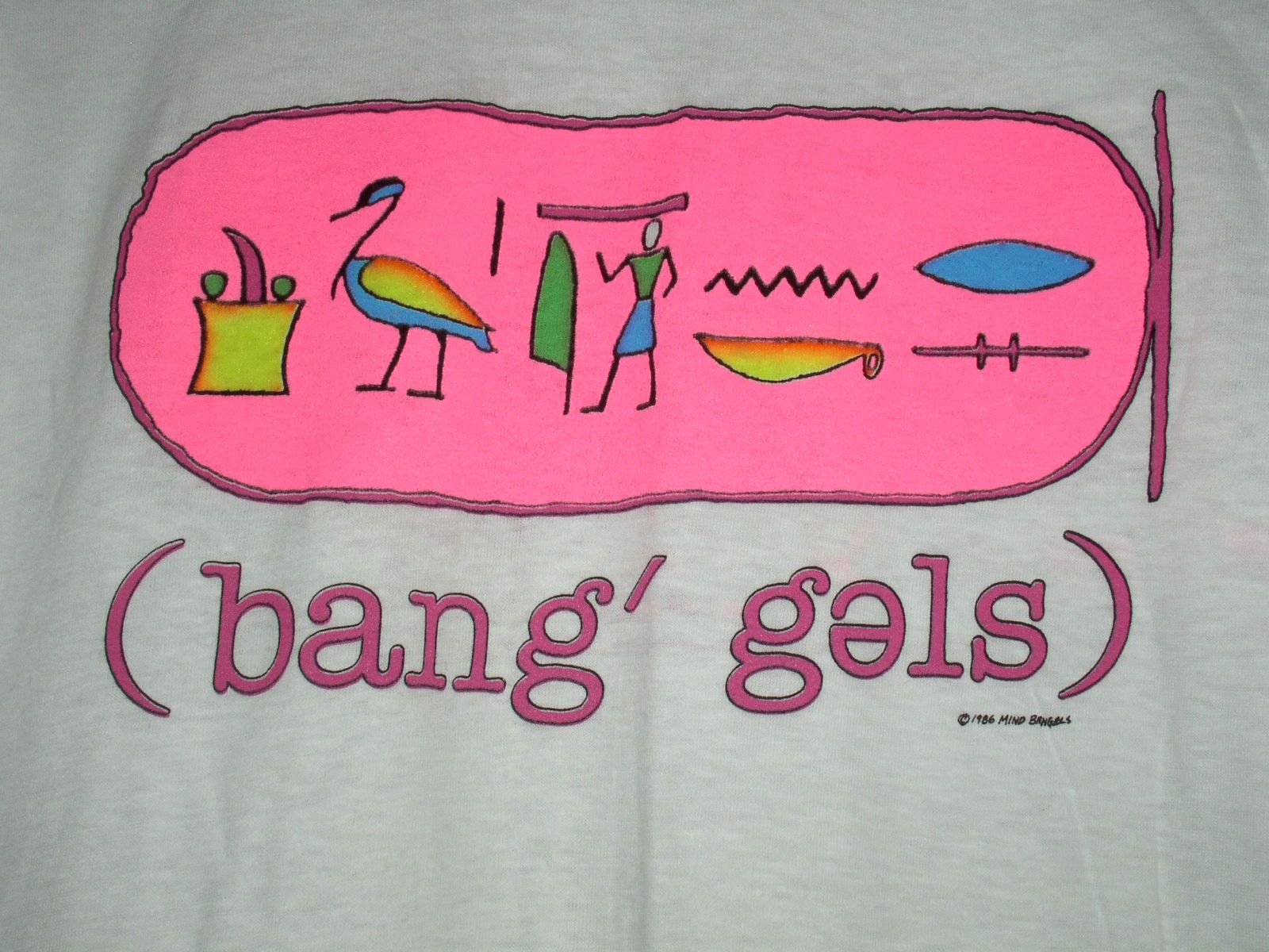 Vintage Bangles Concert Shirt 1986 Egyptian Summer Single Stitch Size US XL / EU 56 / 4 - 3 Thumbnail