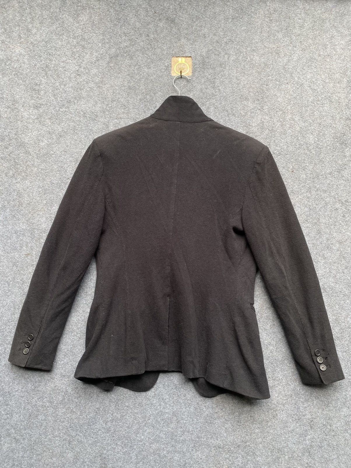 Yohji Yamamoto Yohji Yamamoto "The Ginza Story" Shawl Collar Knit Blazer Size S / US 4 / IT 40 - 9 Thumbnail