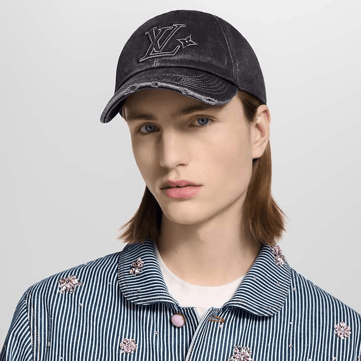 Louis Vuitton LV Denim Washed Cap Large Size ONE SIZE - 5 Thumbnail