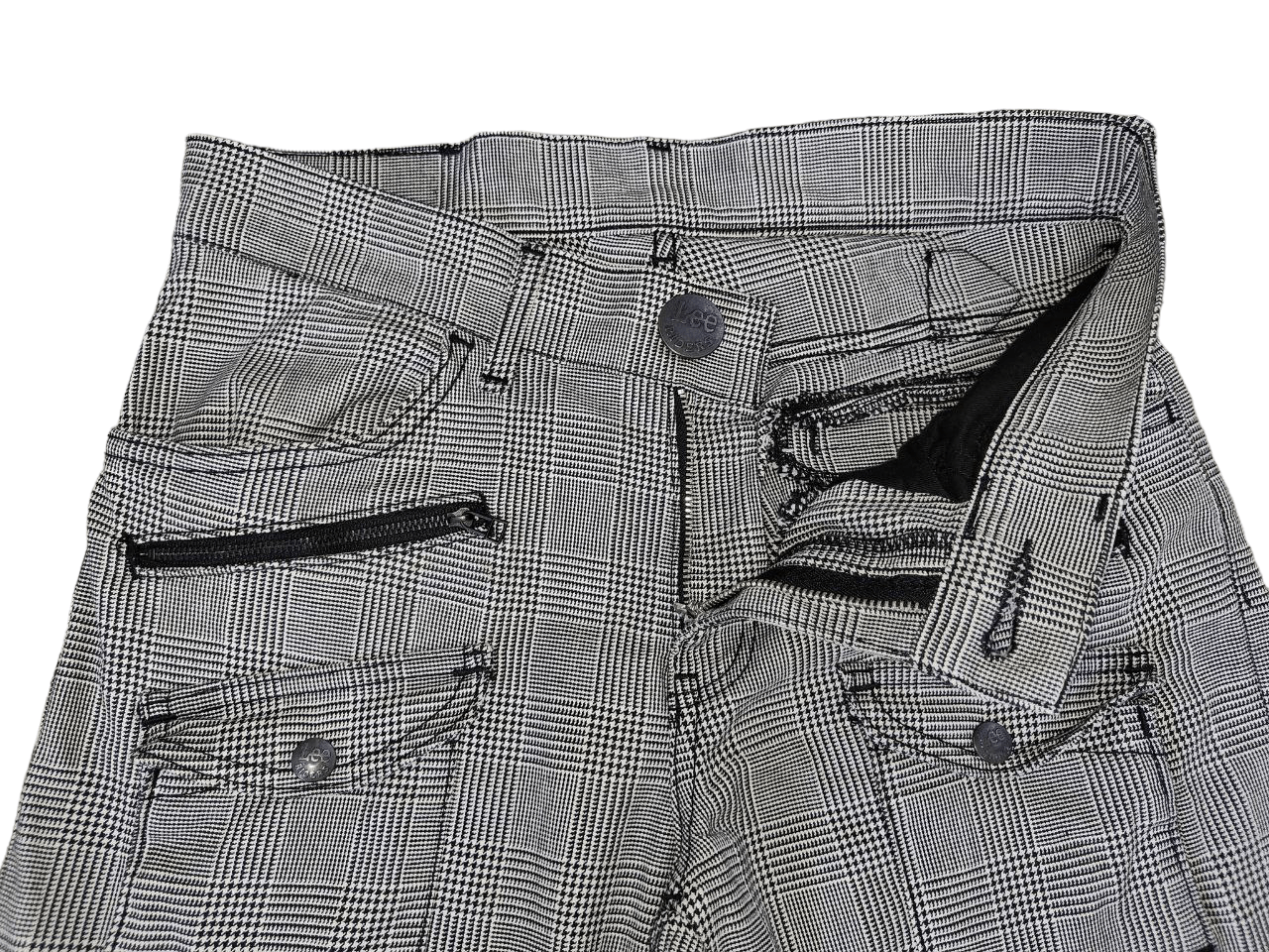 Japanese Brand Lee Checkered Multi pocket Pant Size US 28 / EU 44 - 3 Thumbnail