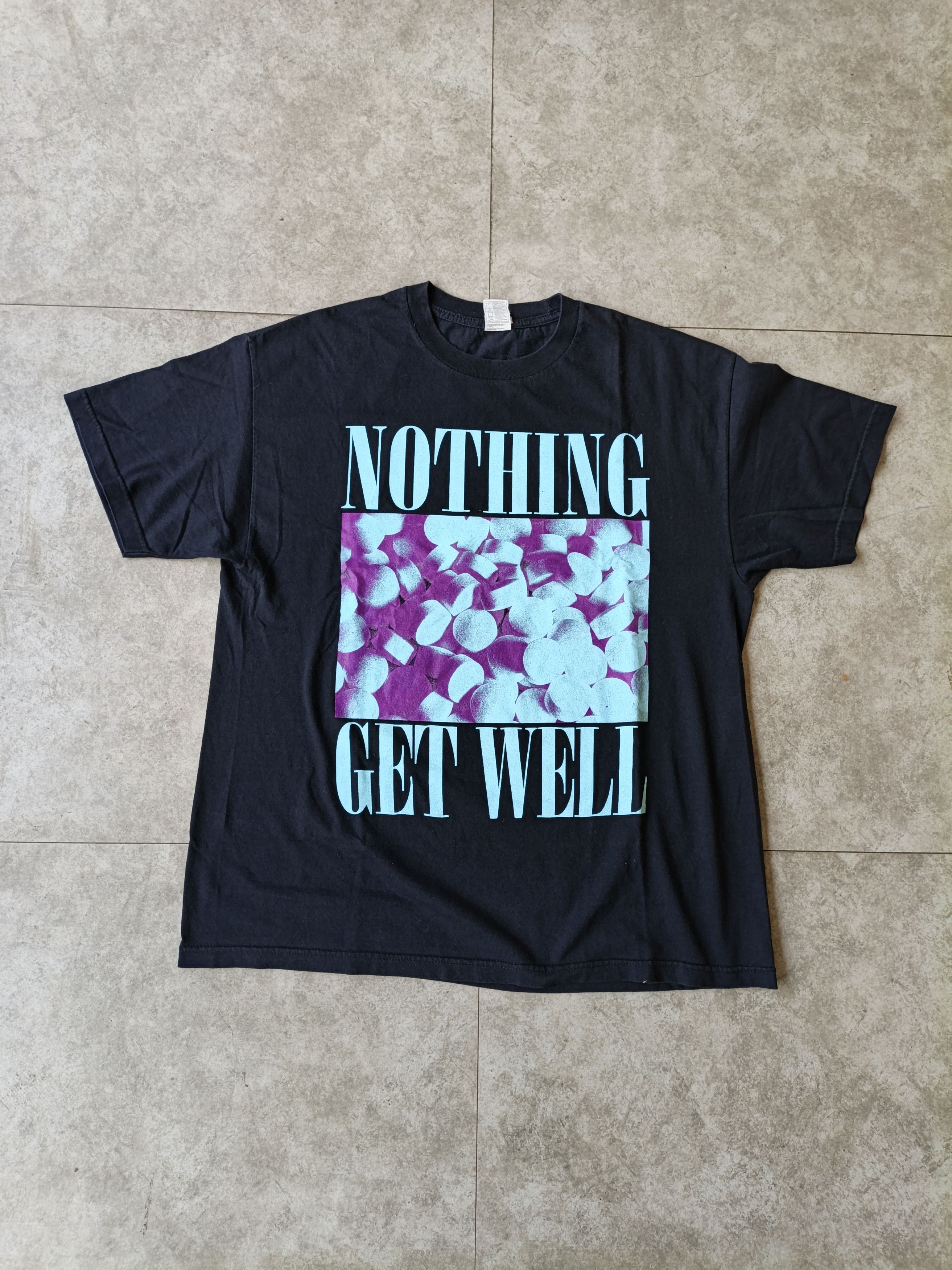 Band Tees OG BAND SHIRT NOTHING "GET WELL" VINTAGE SHOEGAZE Size US XL / EU 56 / 4 - 1 Thumbnail