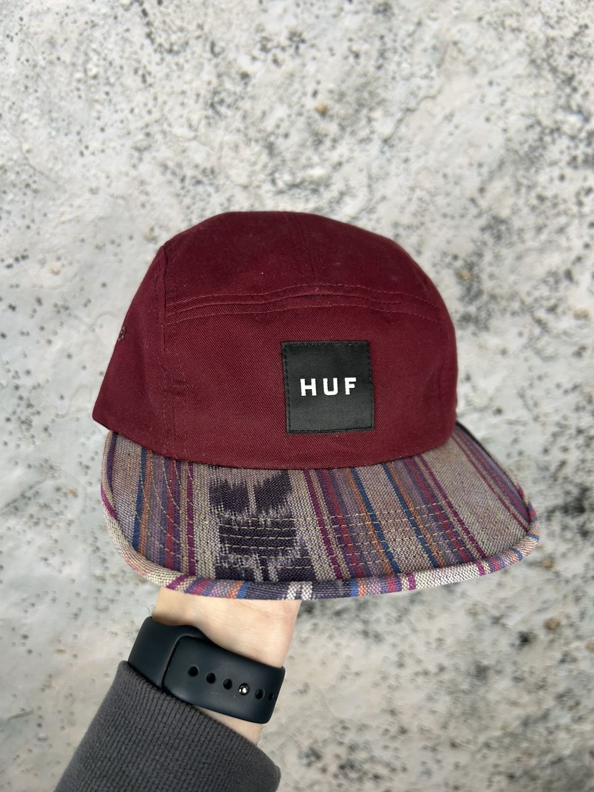 Huf Huf 5 Panel Hat Skateboards Streetwear Hype Skategang Size ONE SIZE - 1 Thumbnail