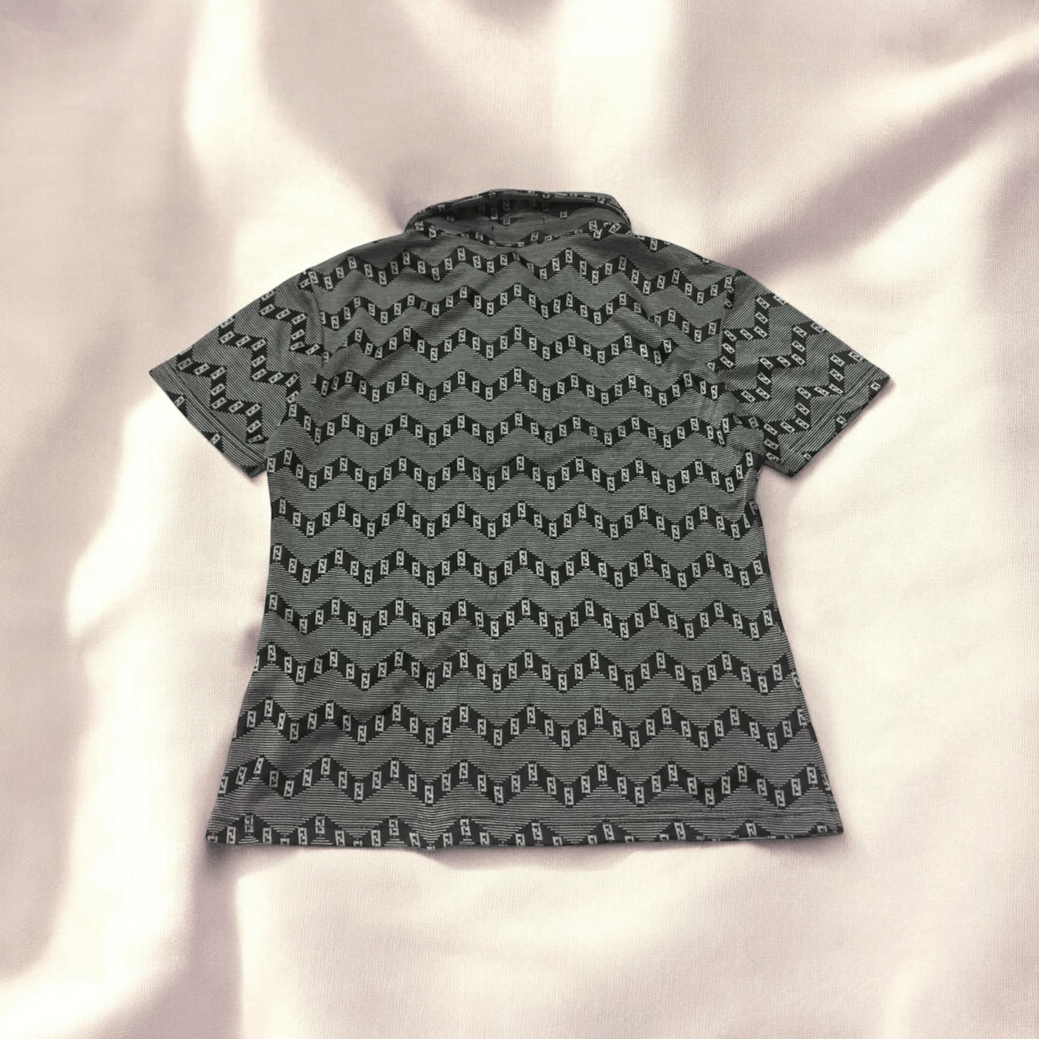 Fendi fendi monogram polo shirt Size L / US 10 / IT 46 - 6 Thumbnail