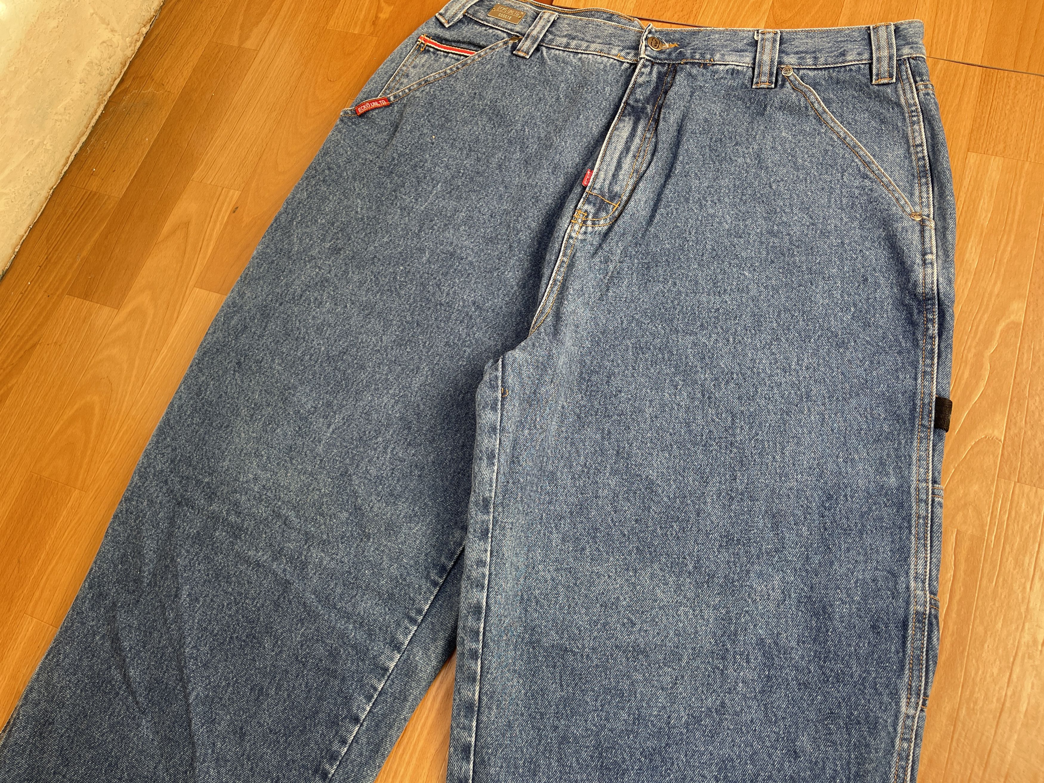 Ecko Unltd. Ecko Unltd jeans, baggy, vintage 90s hip hop skater Y2K W 36 Size US 36 / EU 52 - 11 Thumbnail