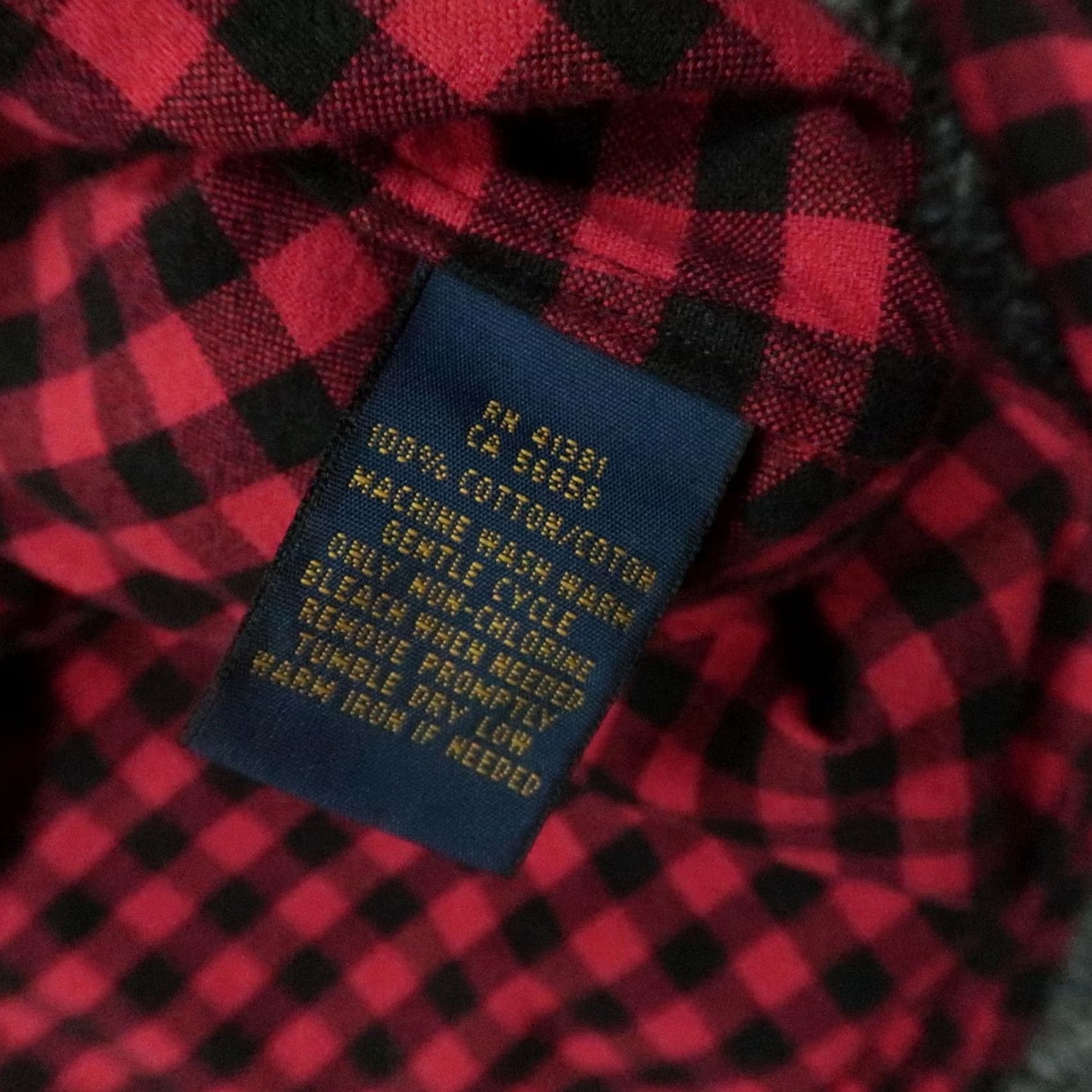 Polo Ralph Lauren Polo Ralph Lauren Shirt Womens Large Red Buffalo Plaid Long Sleeve Pearl Snap Size L / US 10 / IT 46 - 4 Thumbnail