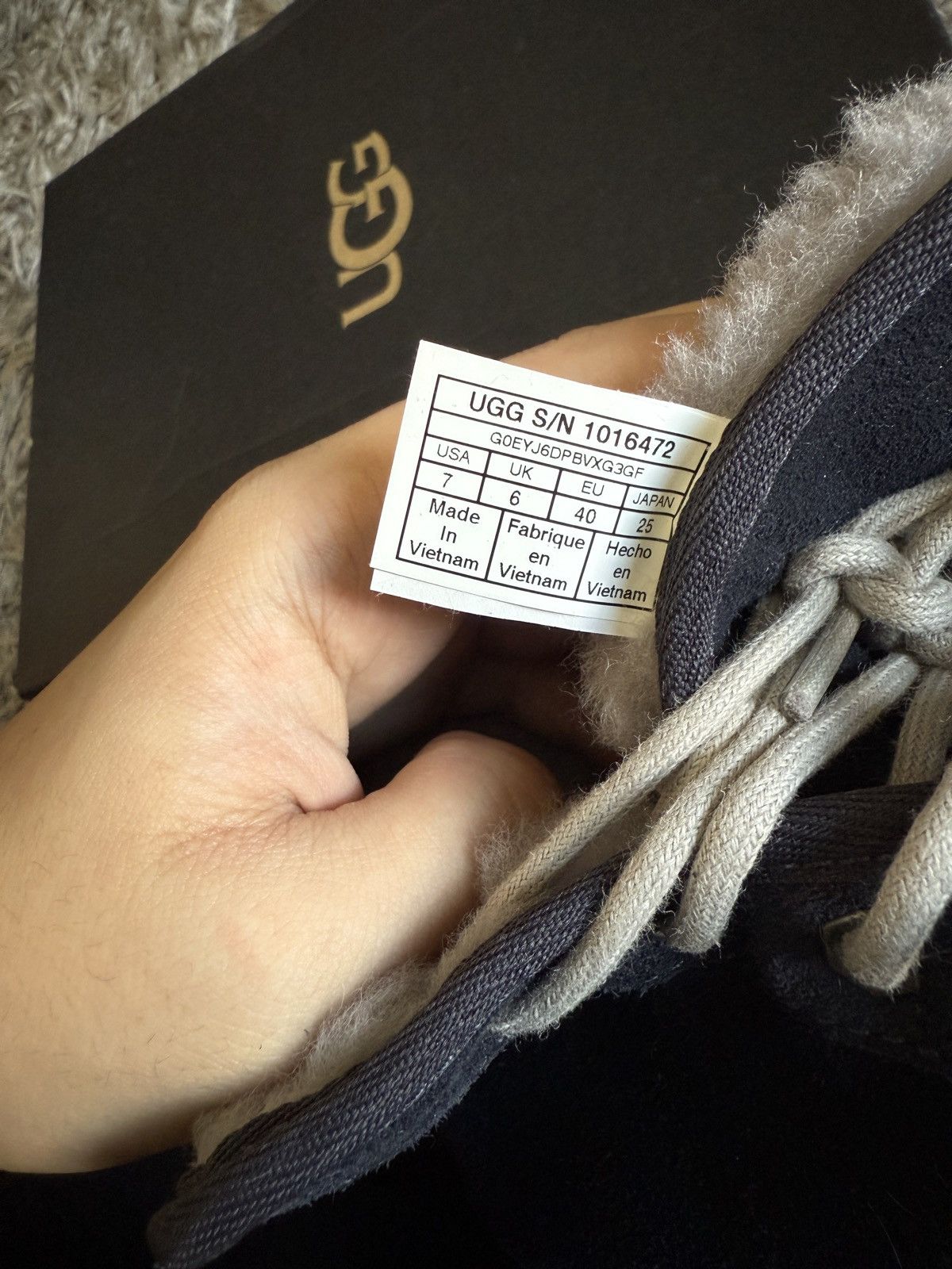 Ugg UGG Harkley True Navy Size US 7 / EU 40 - 6 Thumbnail