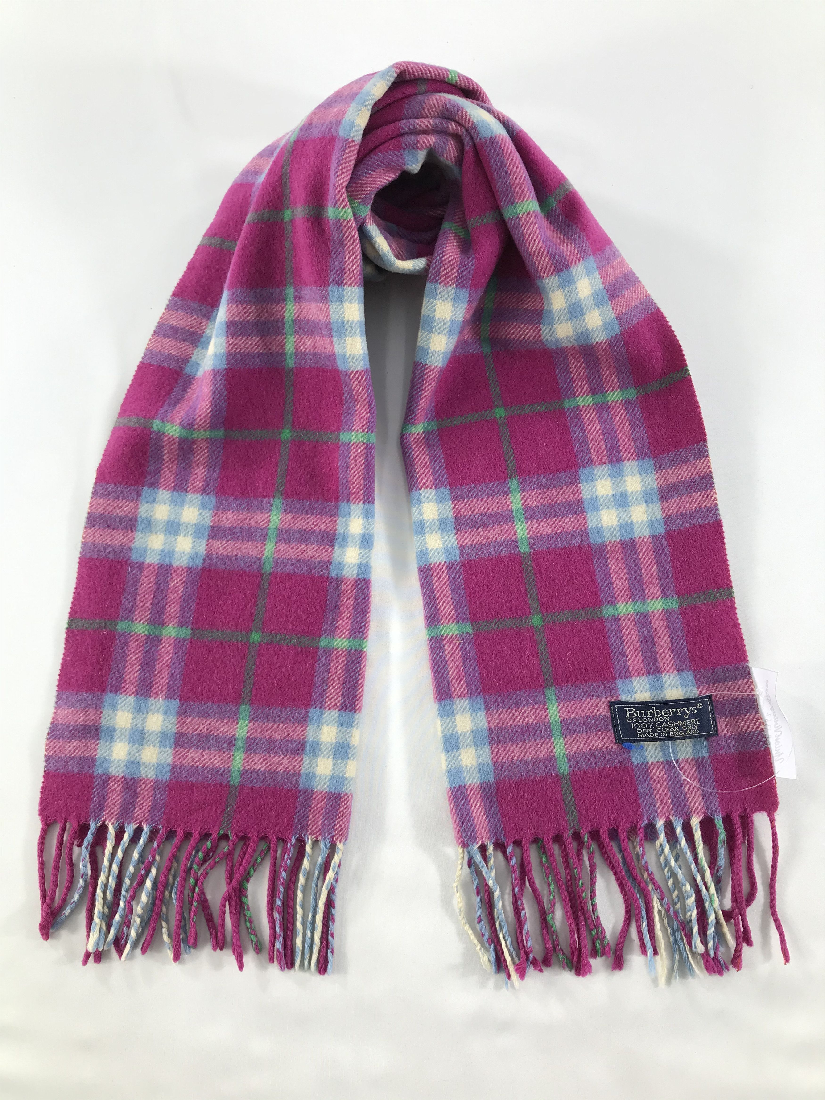 Burberry Vintage Burberry Scarf/Muffler/Neckwear MF1362 Size ONE SIZE - 1 Thumbnail