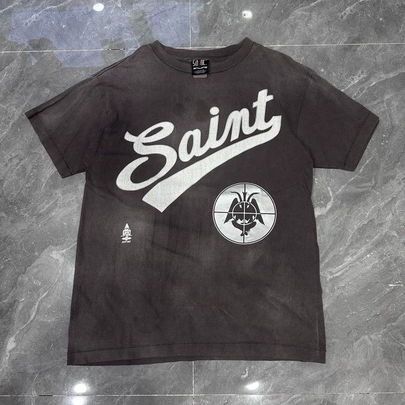 Saint Michael Saint Michael Pattern printed short sleeved shirt Size US M / EU 48-50 / 2 - 1 Thumbnail