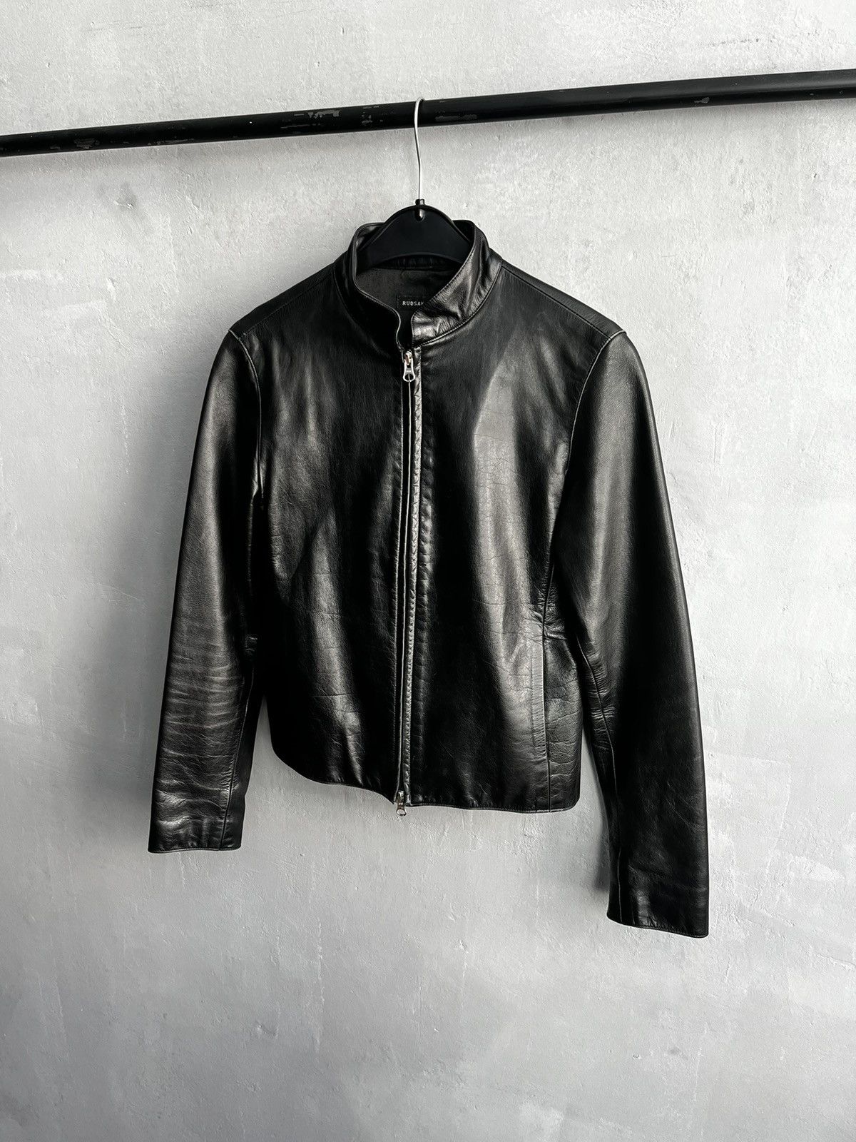 Leather × Rudsak Rudsak biker leather jacket Size S / US 4 / IT 40 - 1 Thumbnail