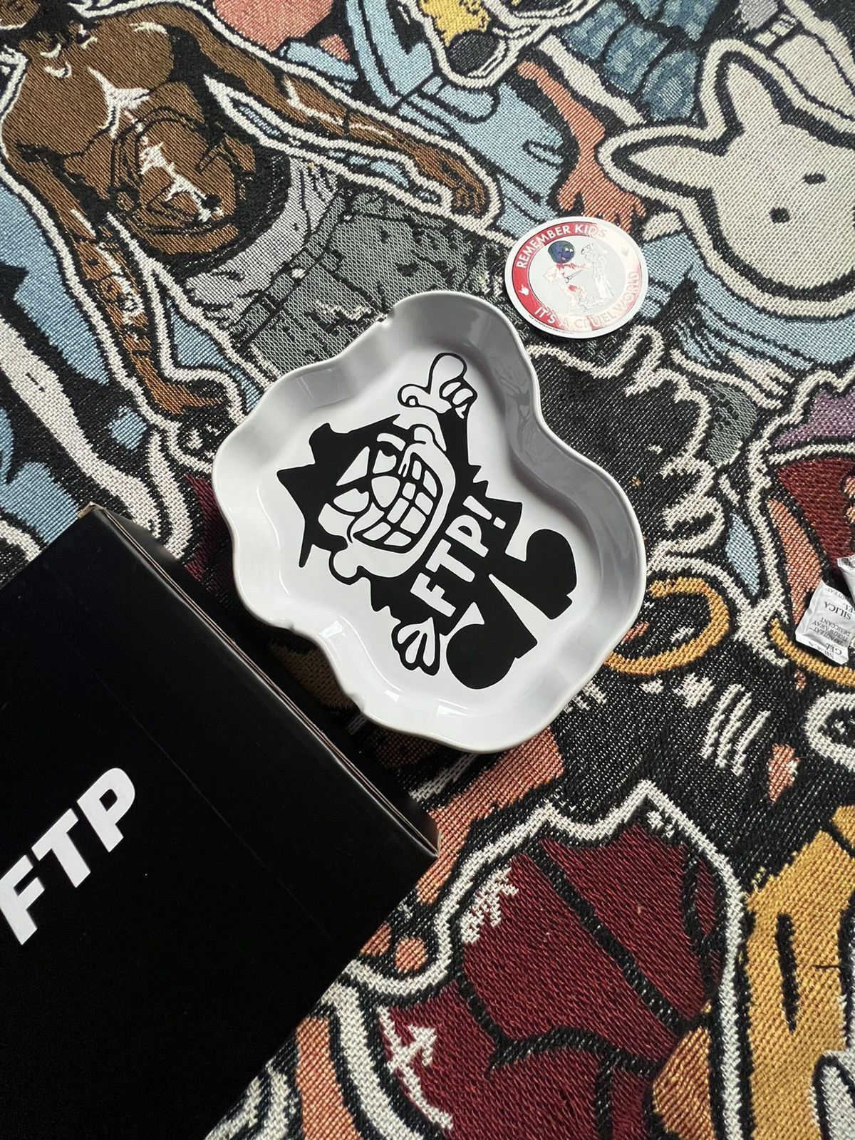 Fuck The Population Ftp Boris Ash Tray🚬 Size ONE SIZE - 6 Thumbnail