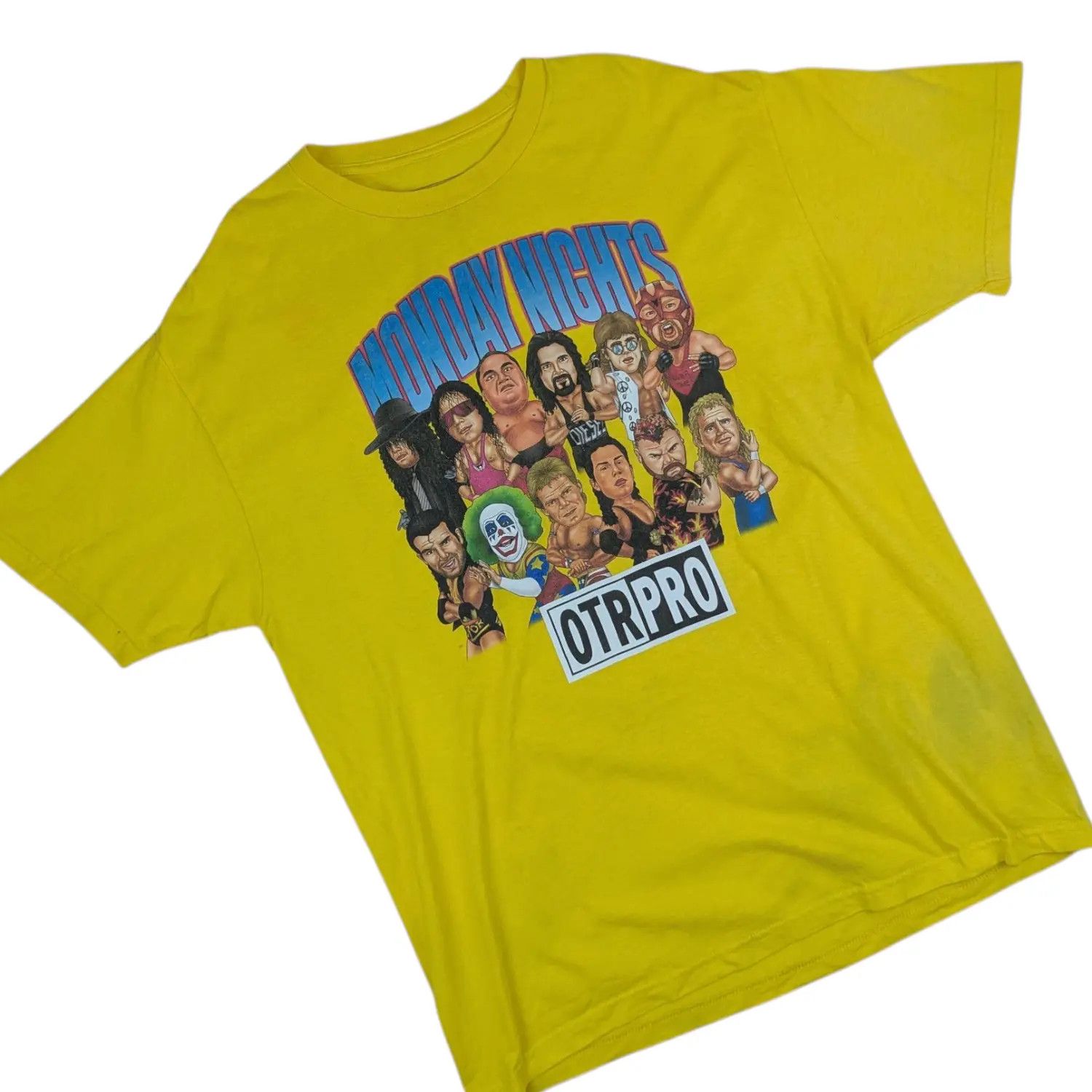 WWE OFF THE ROPE Monday Night OTR Pro Wrestling WWE WWF T-Shirt Size US XL / EU 56 / 4 - 2 Thumbnail