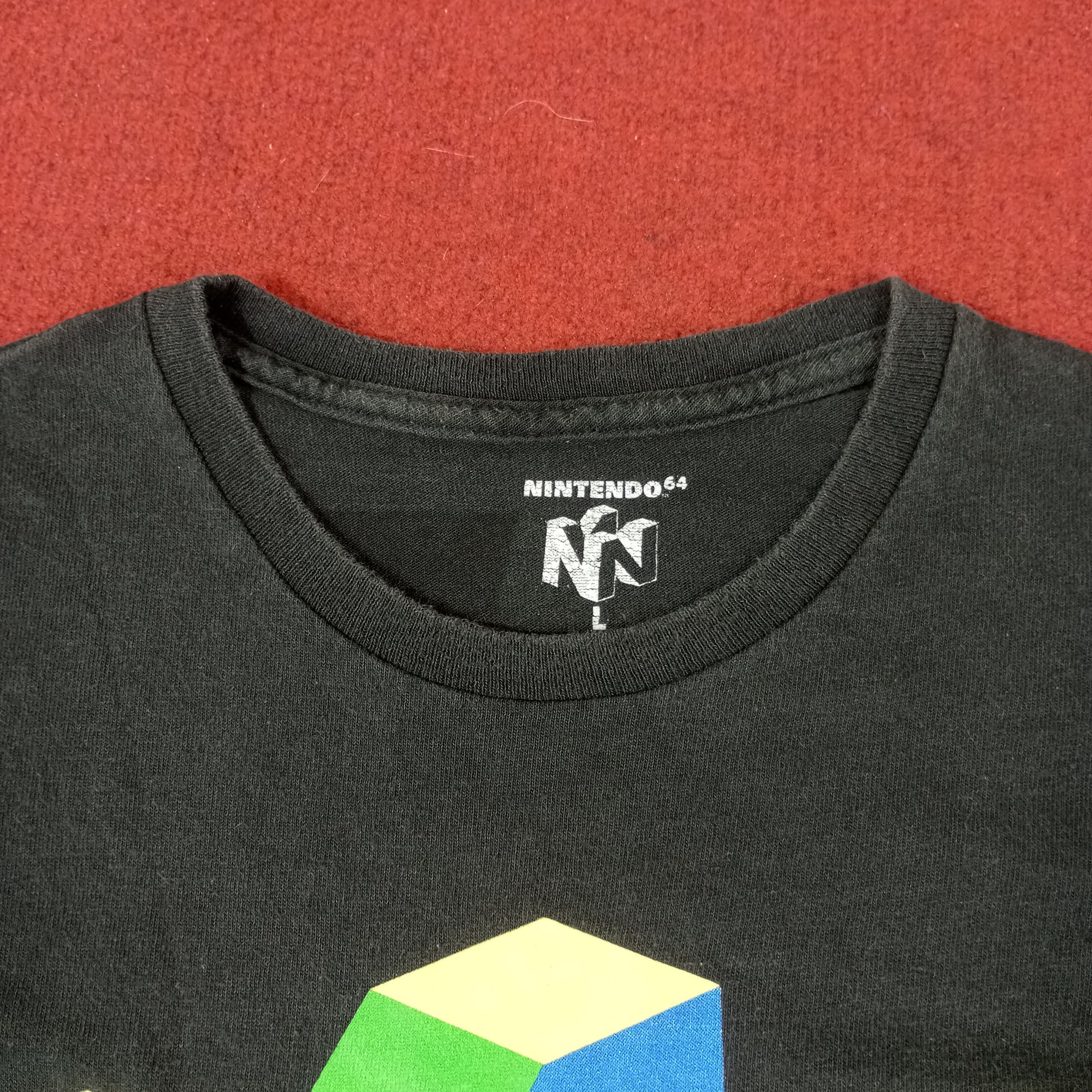 Nintendo × Playstation × Vintage Nintendo Logo Design Video Games Promo Style Tshirt Size US L / EU 52-54 / 3 - 4 Thumbnail