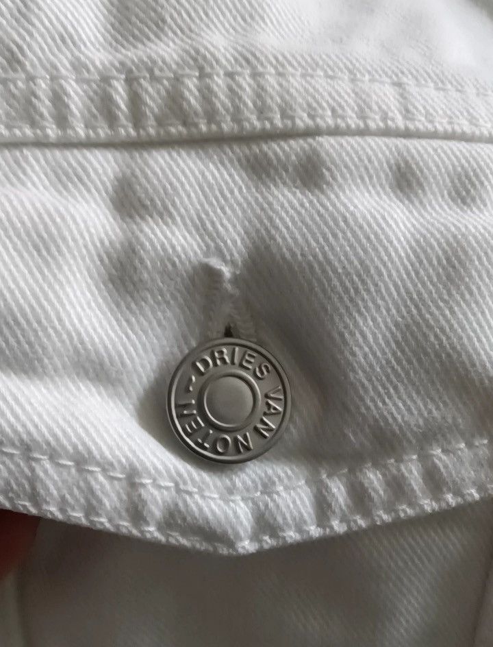 Dries Van Noten Dries van noten White denim jacket clip 2412-Nextarrow Size US M / EU 48-50 / 2 - 3 Thumbnail