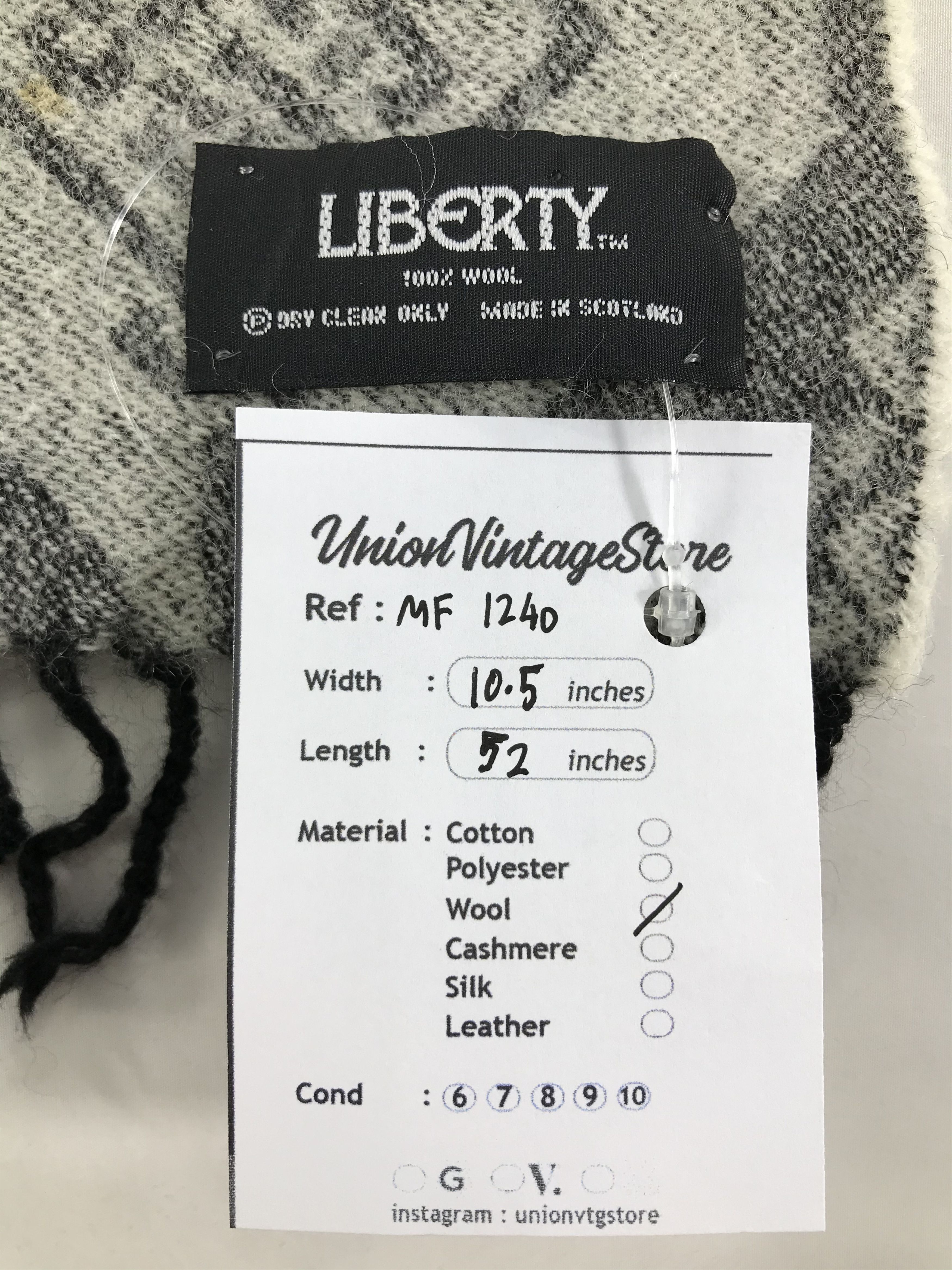 Liberty Vintage Liberty Scarf/Muffler/Neckwear MF1240 Size ONE SIZE - 5 Thumbnail