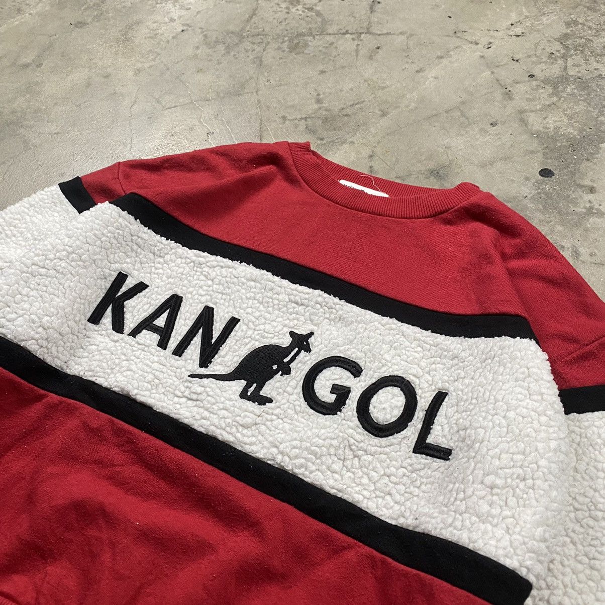 Japanese Brand × Kangol Kangol x Pink Latte Sherpa Boxy Crewneck Size S / US 4 / IT 40 - 3 Thumbnail