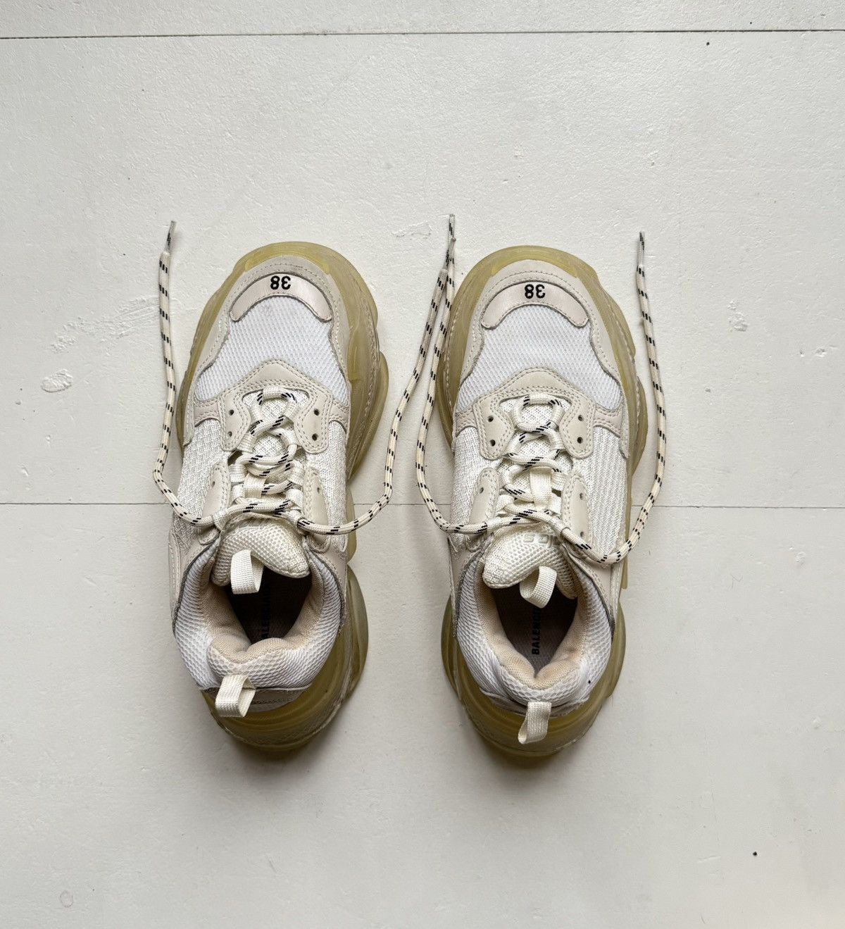 Balenciaga Balenciaga Triple S White Size US 8 / IT 38 - 1 Thumbnail