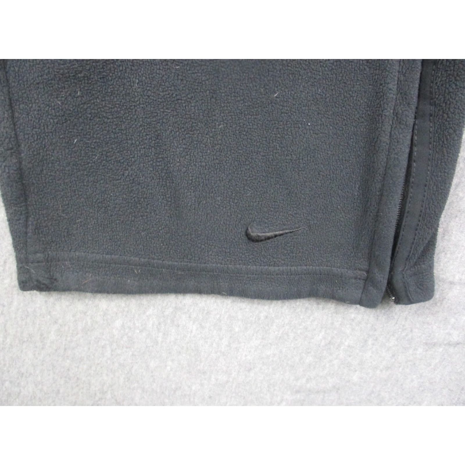 Nike Nike Pants Women L Black Therma Fit Fleece Athletic Training Pockets Drawstring Elastic Waist Solid 100% Polyester Mens Womens Size 36" / US 14 / IT 50 - 2 Thumbnail
