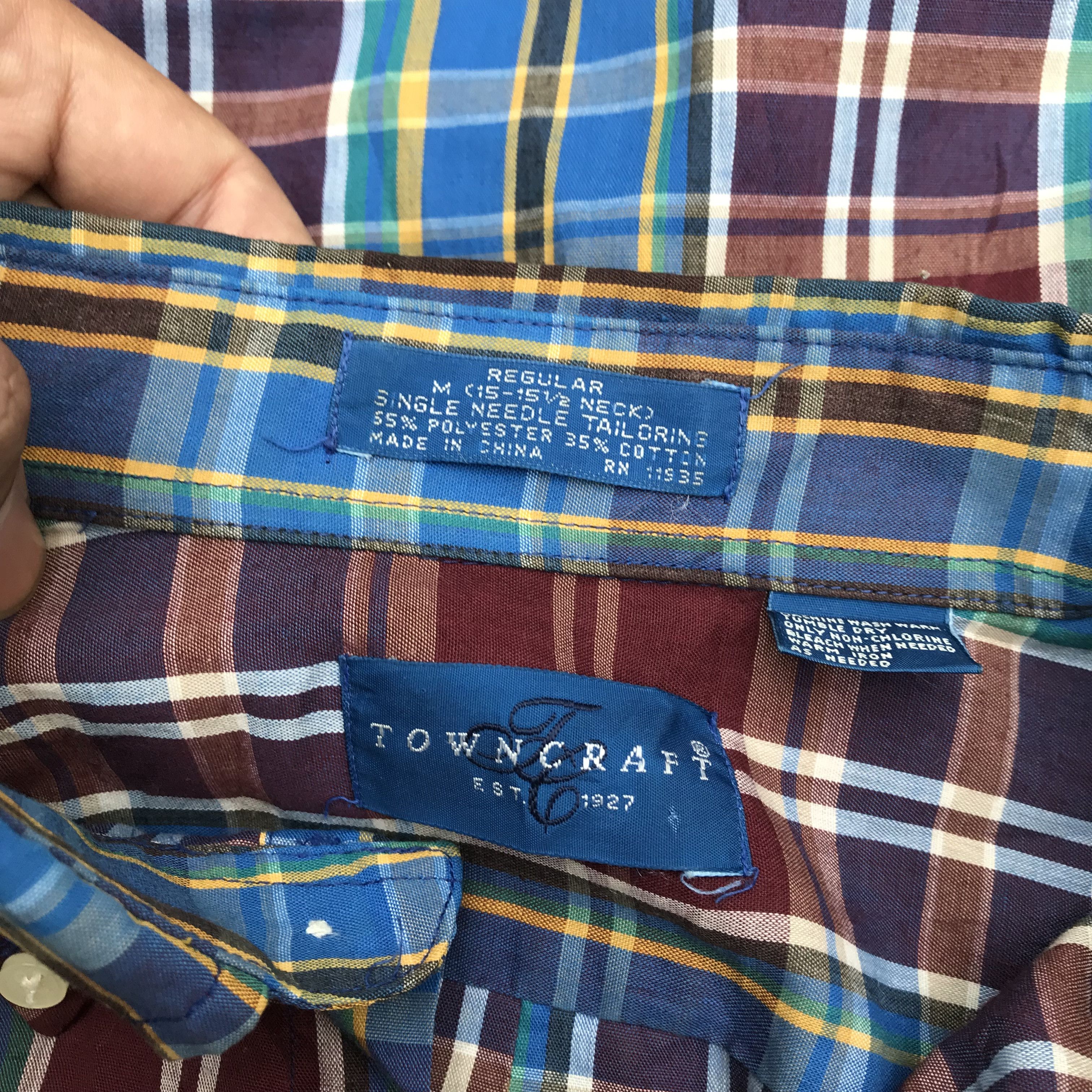 Towncraft Vintage Jc Penney Towncraft madrass ivy league Tartan Long Size US M / EU 48-50 / 2 - 8 Thumbnail