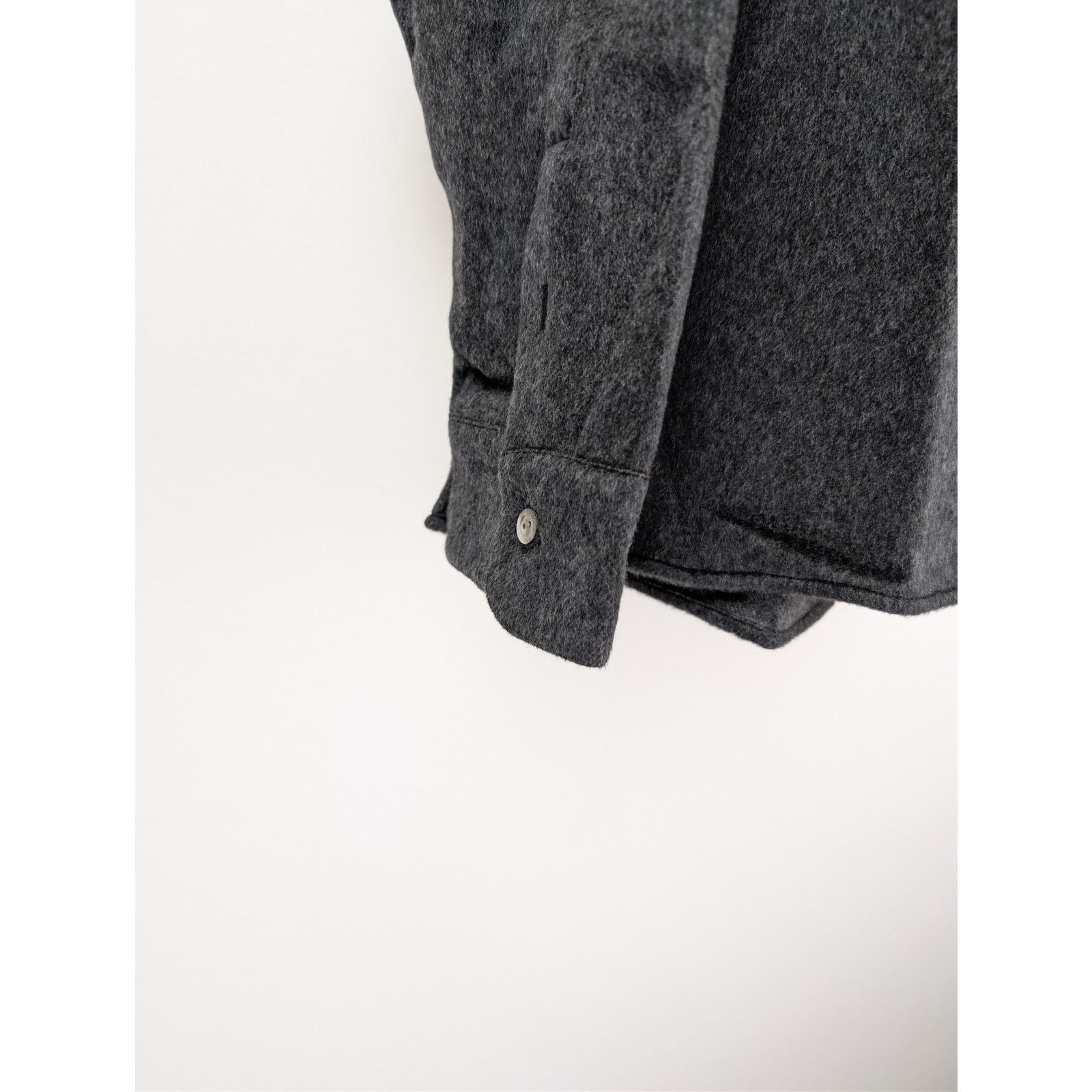 Aime Leon Dore o1rshd1 Cashmere Field Shirt in Graphite Size US XL / EU 56 / 4 - 6 Thumbnail