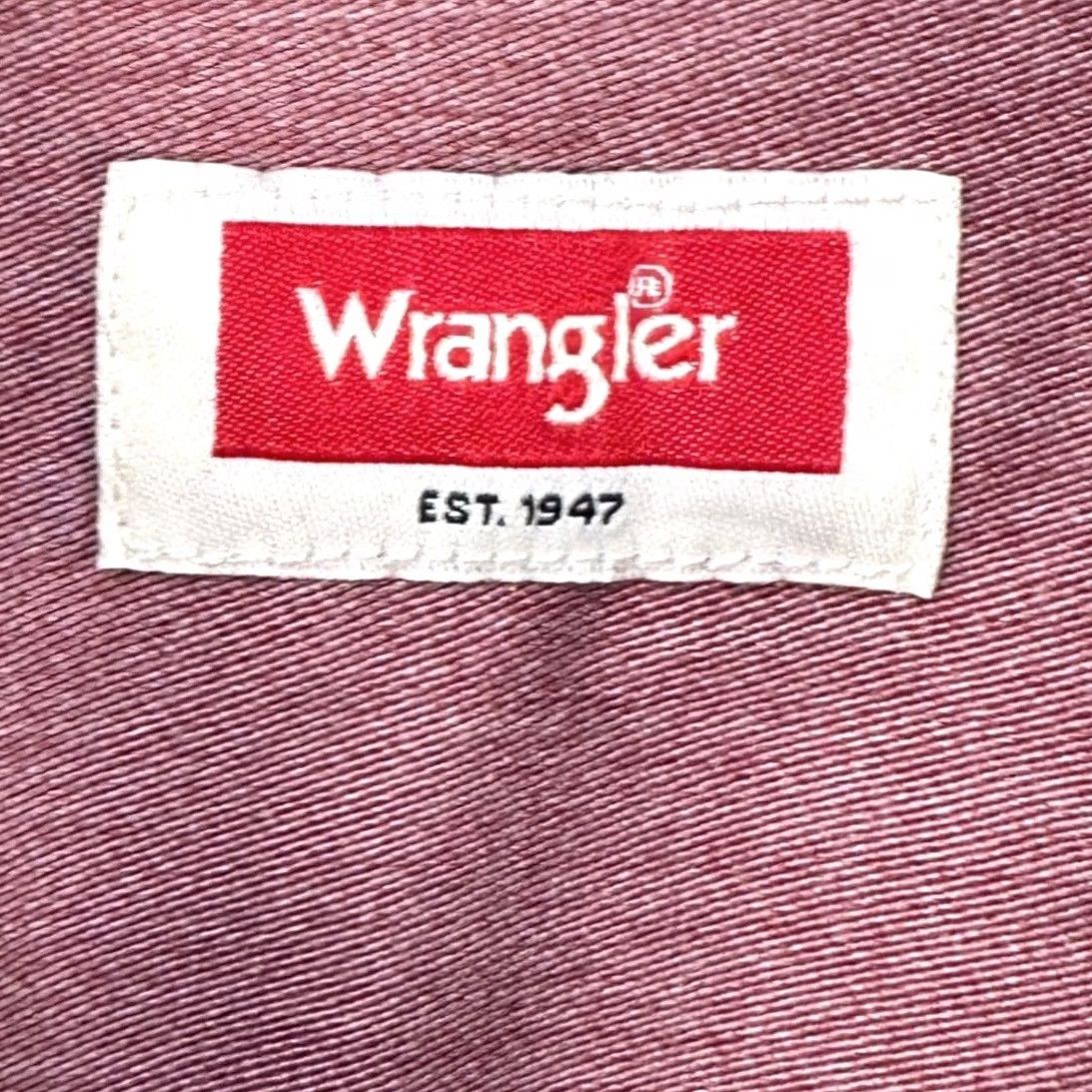 Wrangler Wrangler Shirt Button Up Mens XL Red Flap Pocket Stretch Long Sleeve Casual NEW Size US XL / EU 56 / 4 - 5 Thumbnail