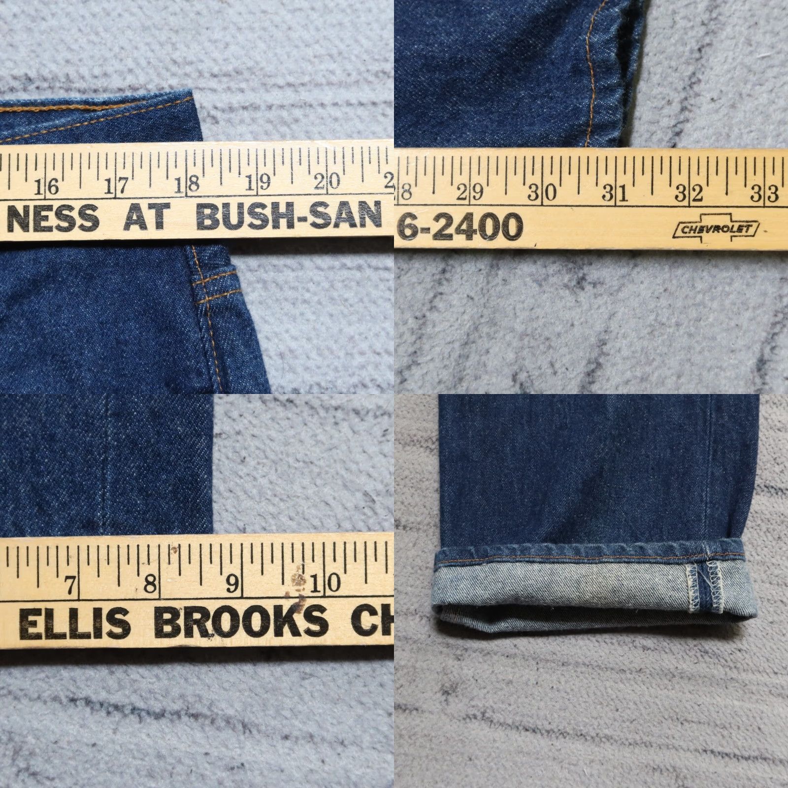 Levi's VINTAGE Levis 501 Denim Jeans Dark Wash 36 x 31 Mens Jeans 501 Vintage Dark Wash Levi's 501 Jeans Mens 36 Size US 36 / EU 52 - 9 Thumbnail