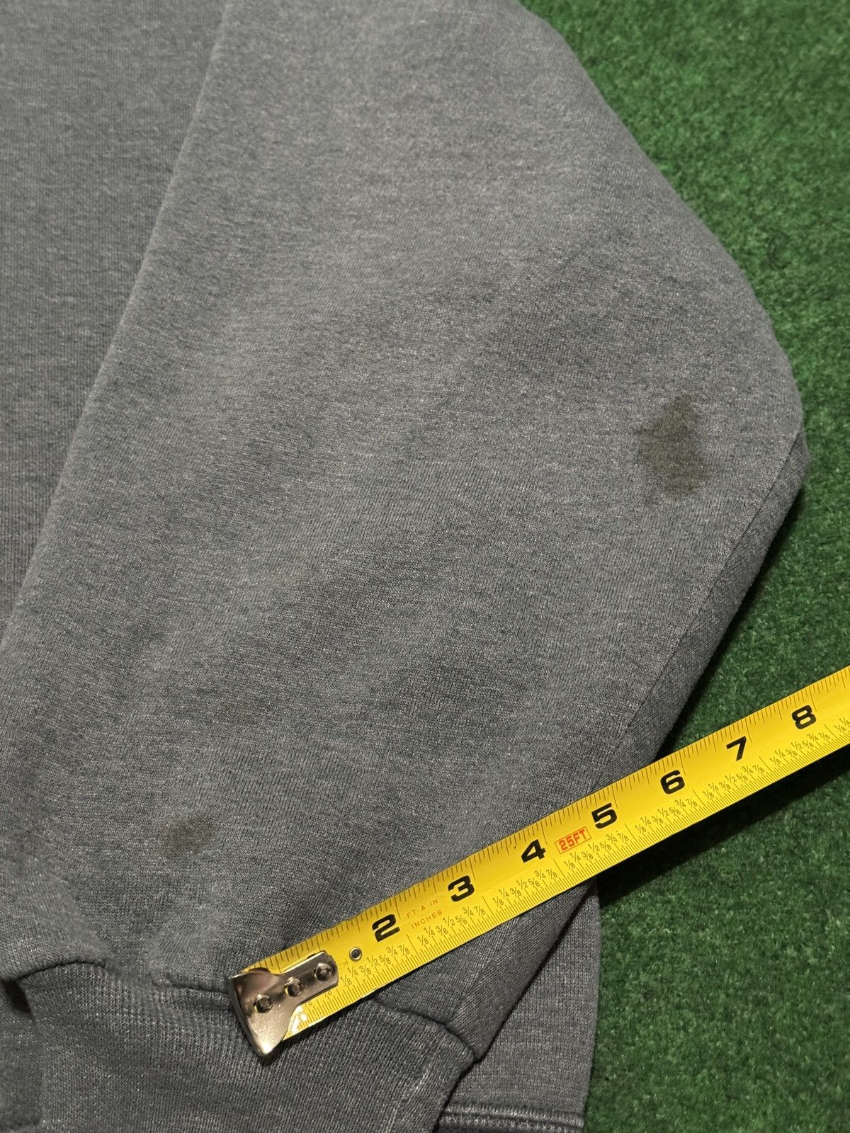 Russell Athletic Vintage Russell Athletic Gray Full Zip Blank Large Hoodie Size US L / EU 52-54 / 3 - 6 Thumbnail