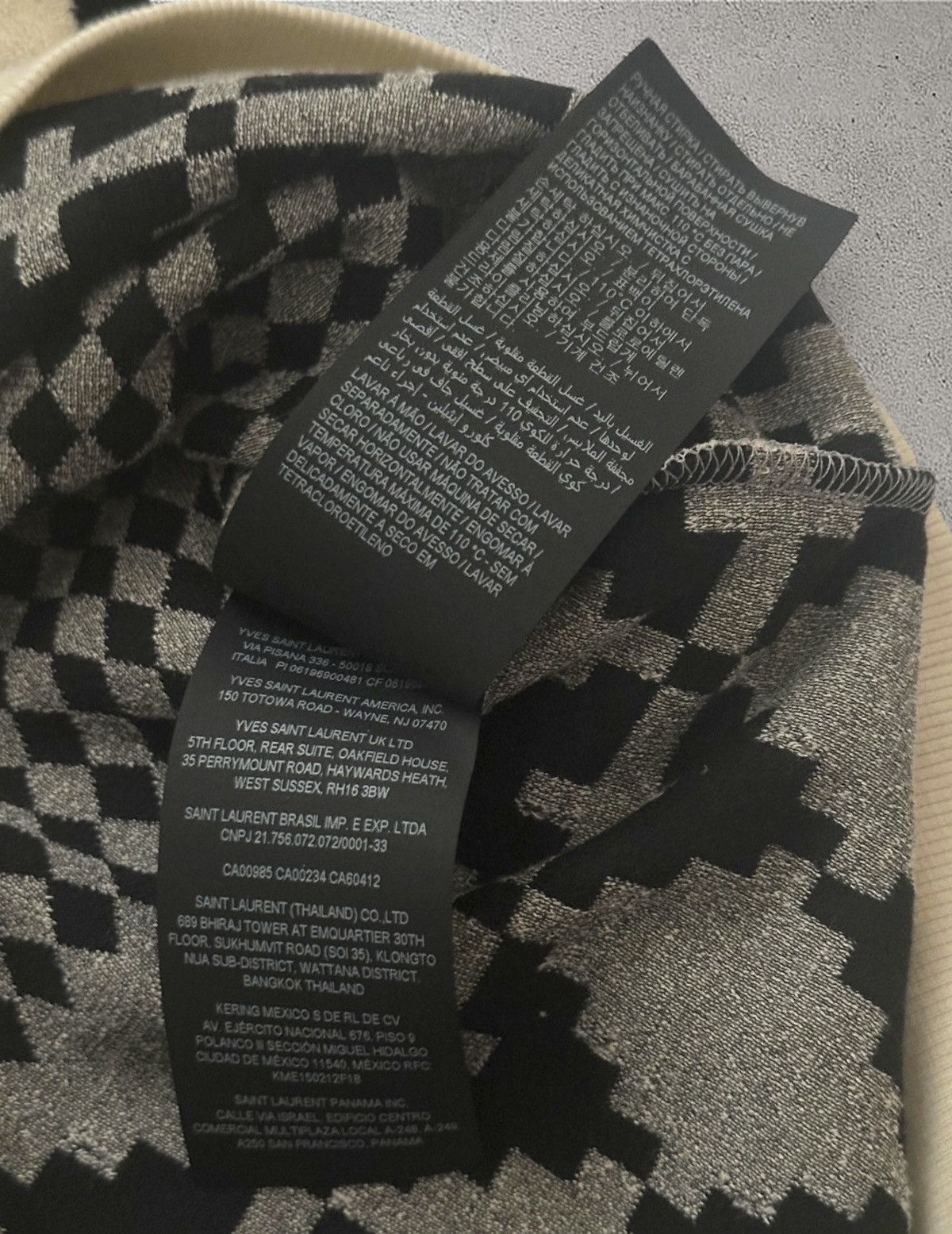 Saint Laurent Paris Saint Laurent Jacquard Sweatshirt Size US M / EU 48-50 / 2 - 6 Thumbnail