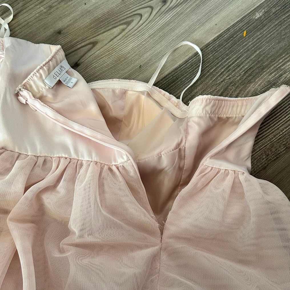 Other delias vintage pink princess sleeveless dress Size S / US 4 / IT 40 - 5 Thumbnail