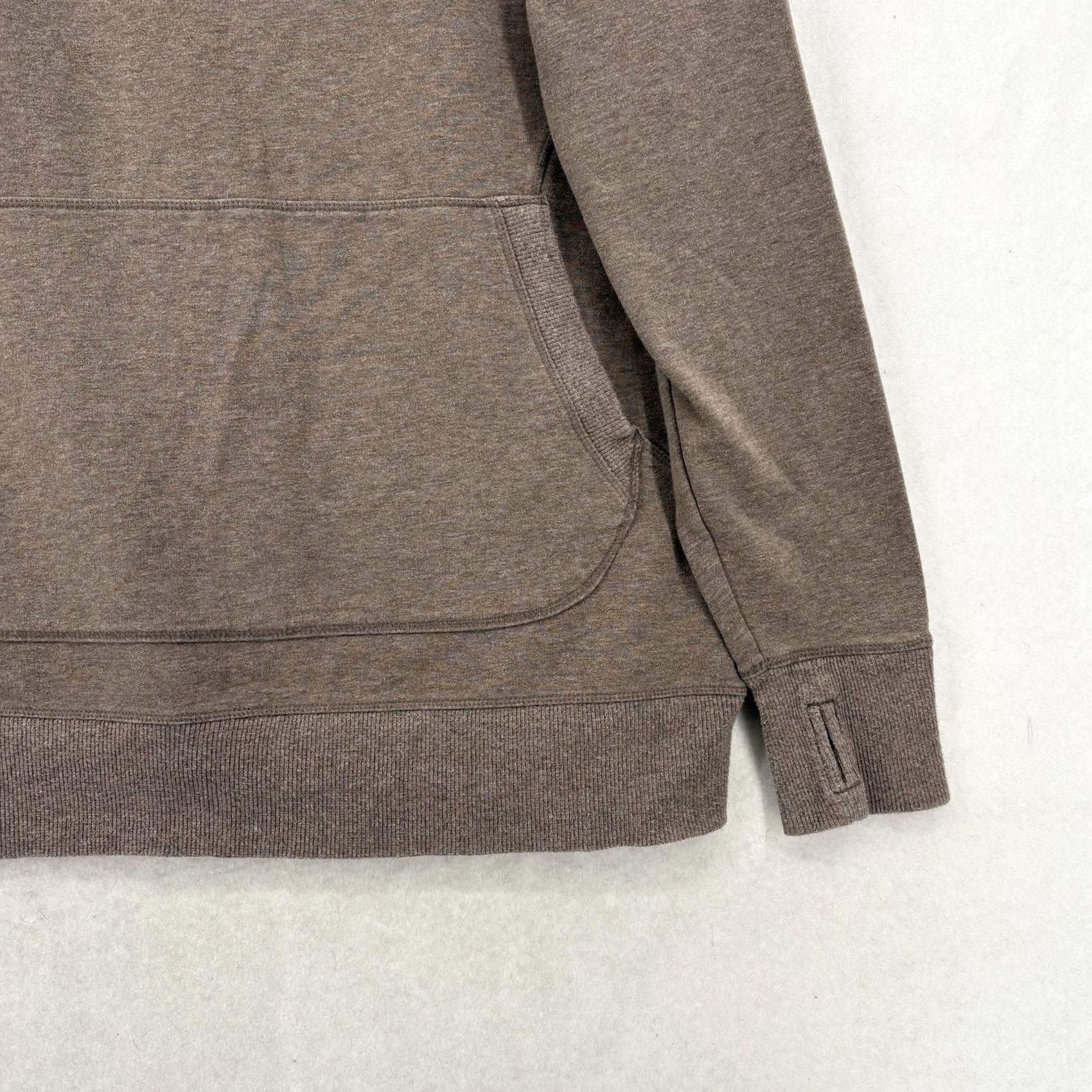 Vintage L.L.Bean Womens XL Brown Cowl Neck Fleece Pullover Kangaroo Pocket Size XL / US 12-14 / IT 48-50 - 3 Thumbnail