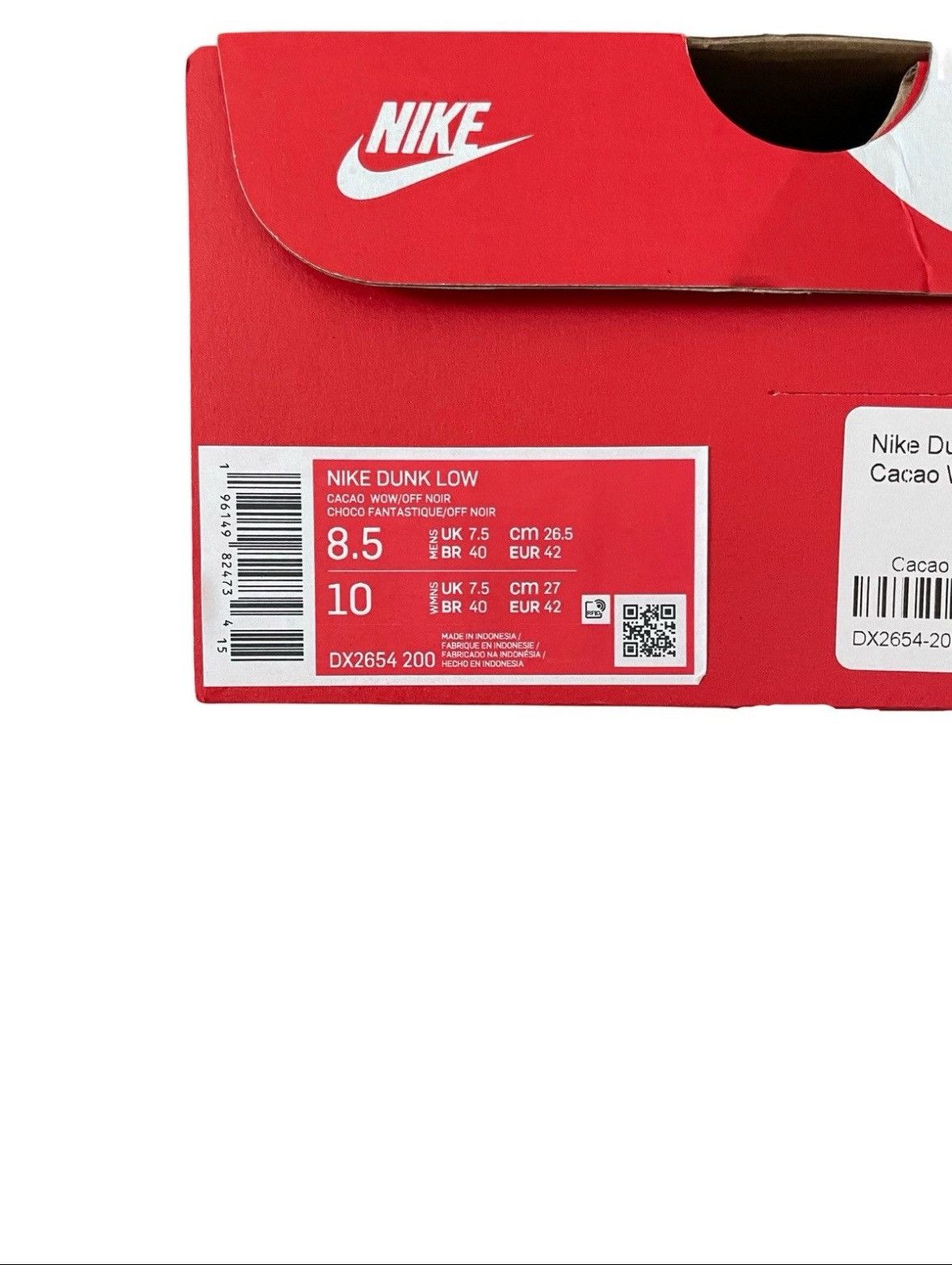 Nike Nike Dunk Low Cacao Wow/Off Noir Size US 8.5 / EU 41-42 - 7 Thumbnail